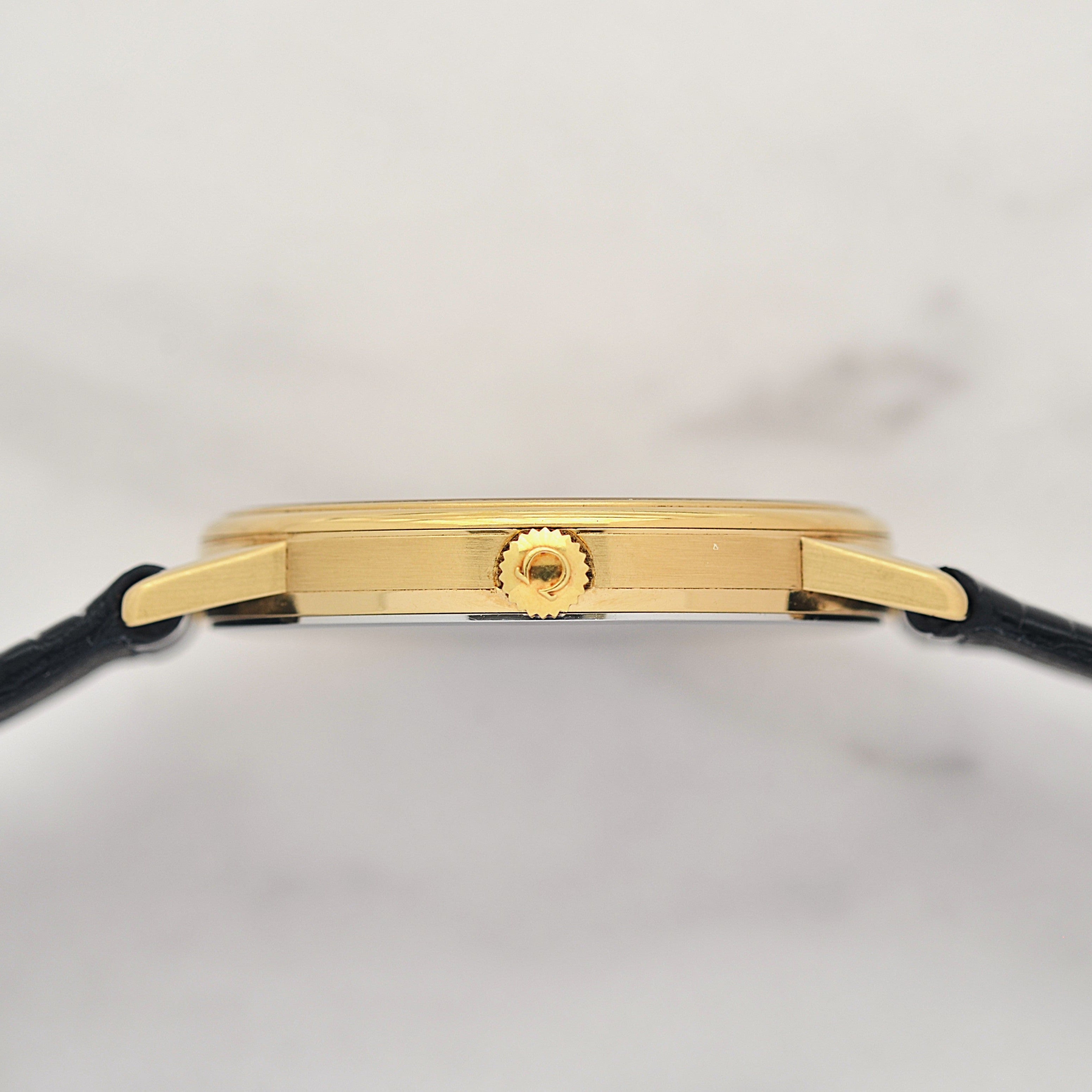【OMEGA】オメガ デヴィル GP ラウンド Gold 純正尾錠付き