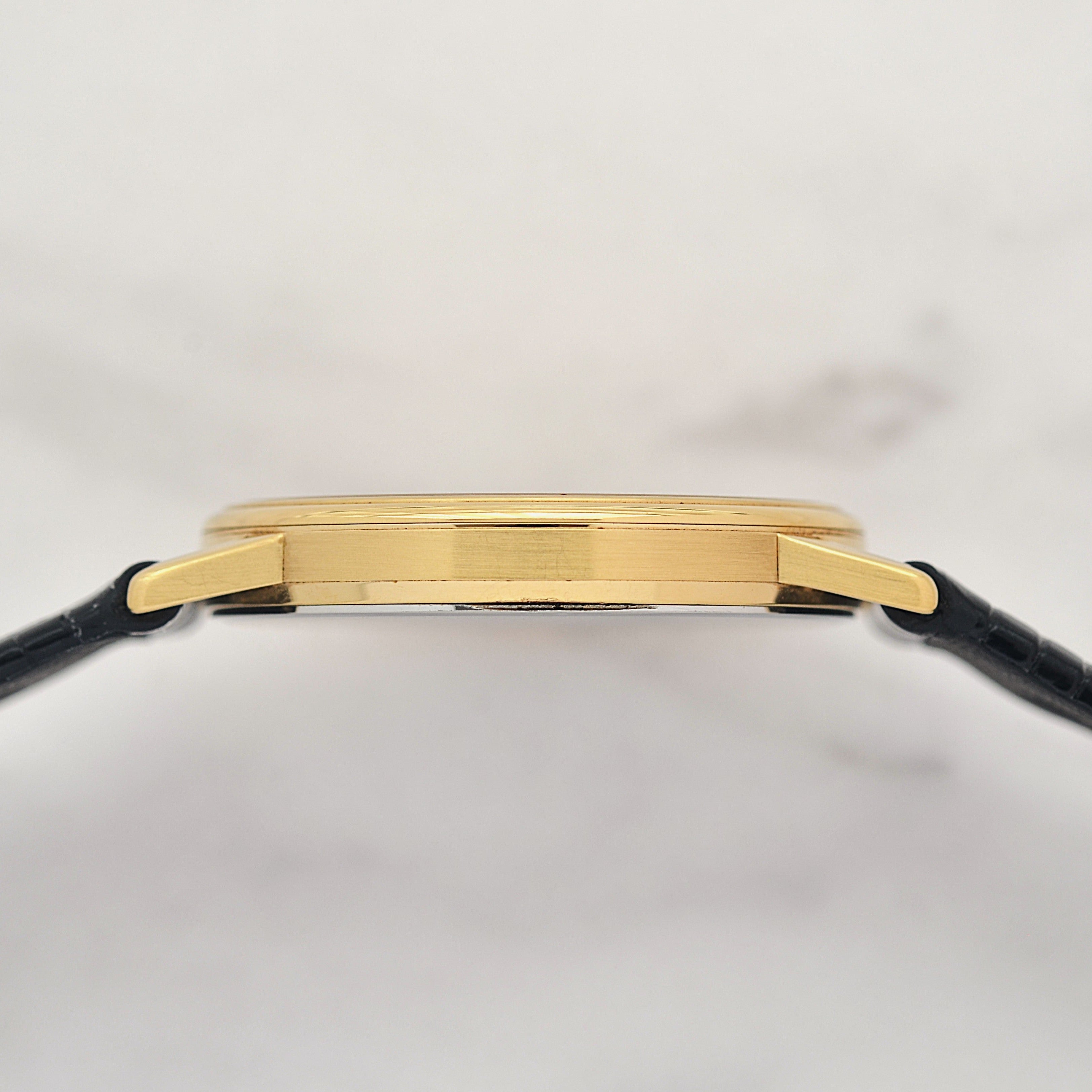 【OMEGA】オメガ デヴィル GP ラウンド Gold 純正尾錠付き