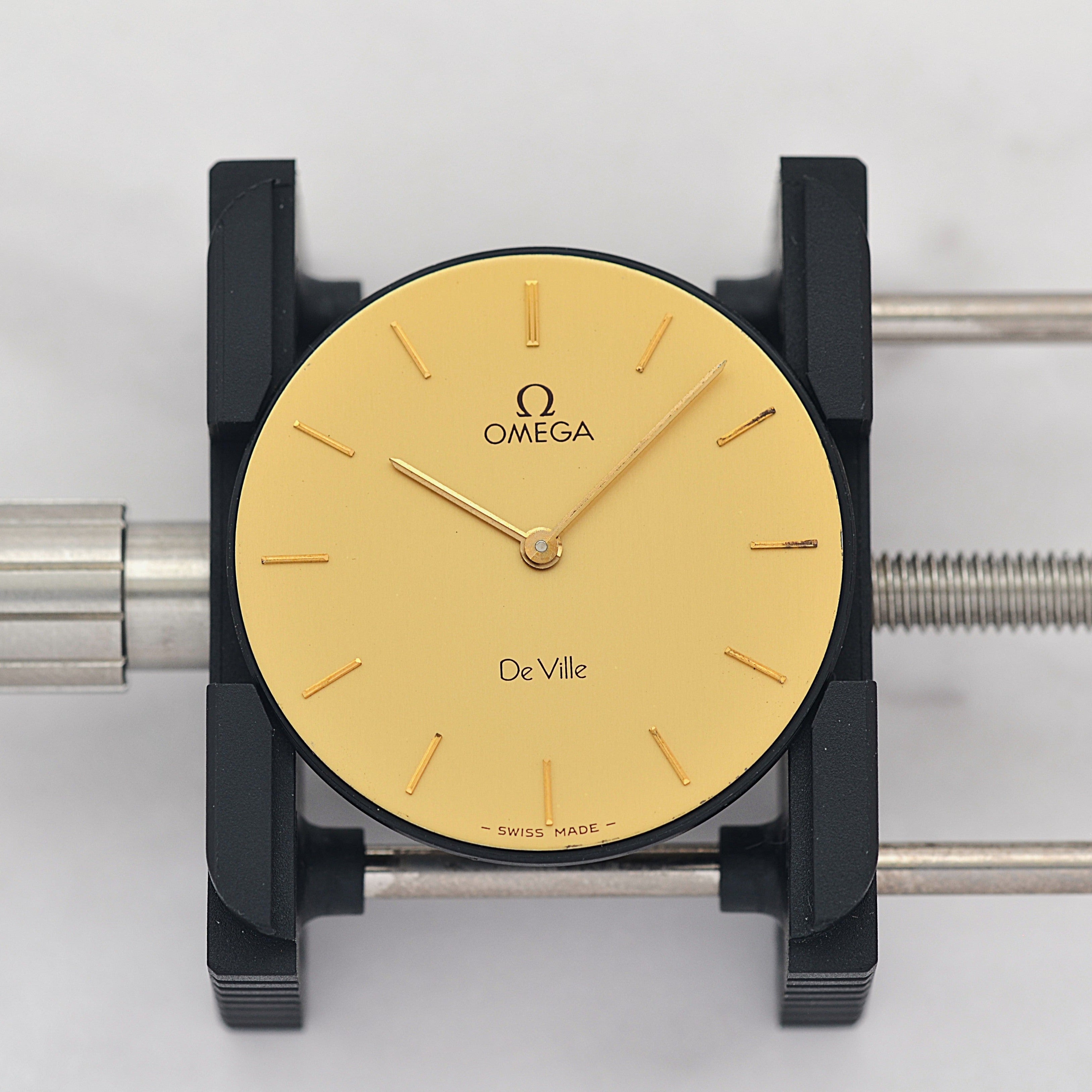 【OMEGA】オメガ デヴィル GP ラウンド Gold 純正尾錠付き