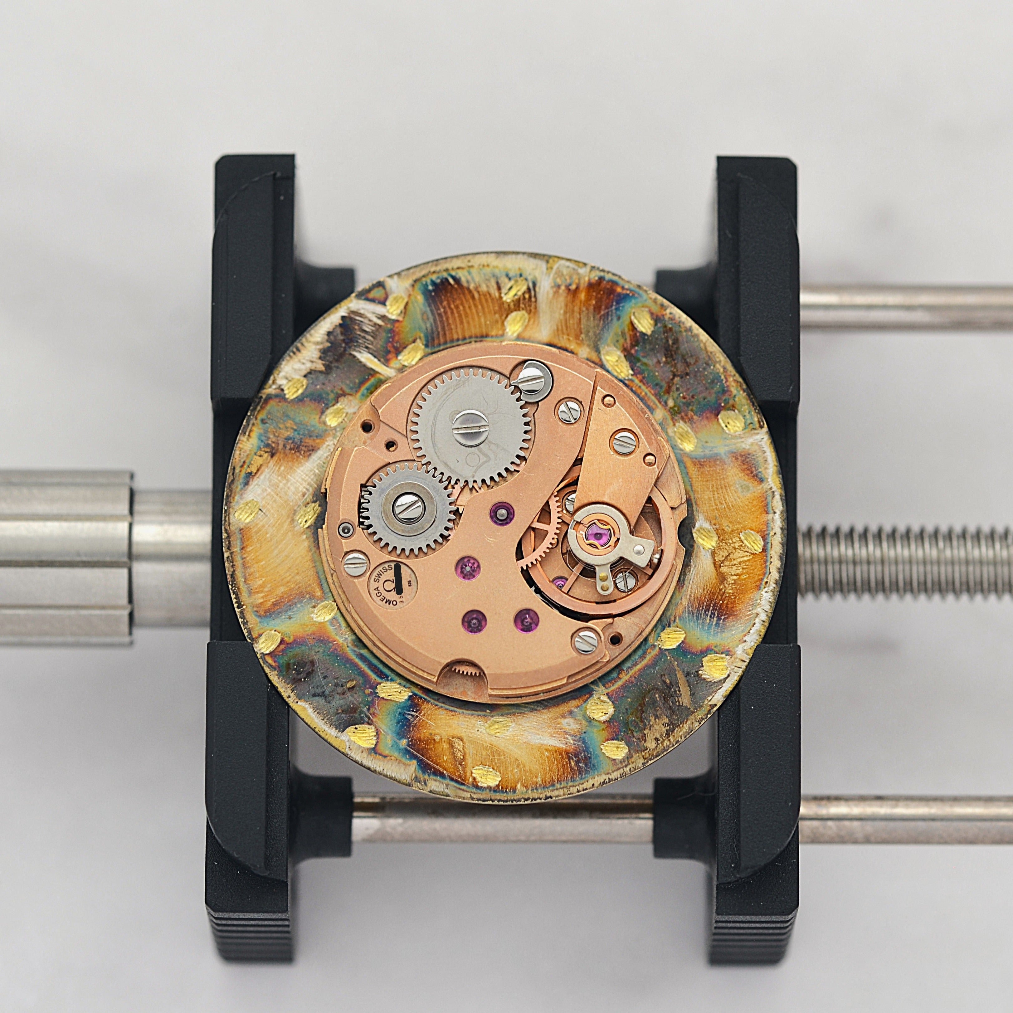 【OMEGA】オメガ デヴィル GP ラウンド Gold 純正尾錠付き