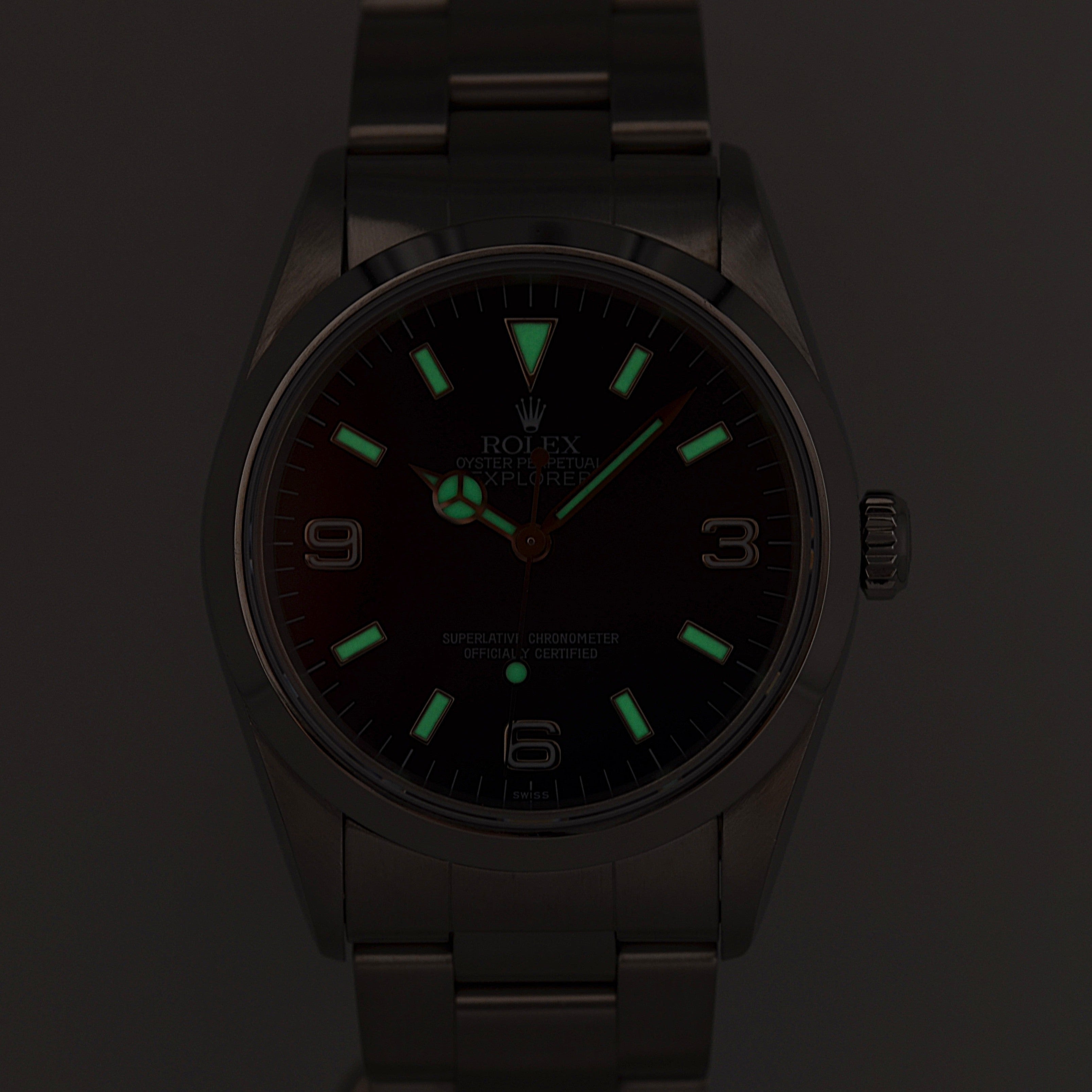 【ROLEX 】ロレックス エクスプローラーⅠ Ref.14270 1997年製 U品番 「Only SWISS」
