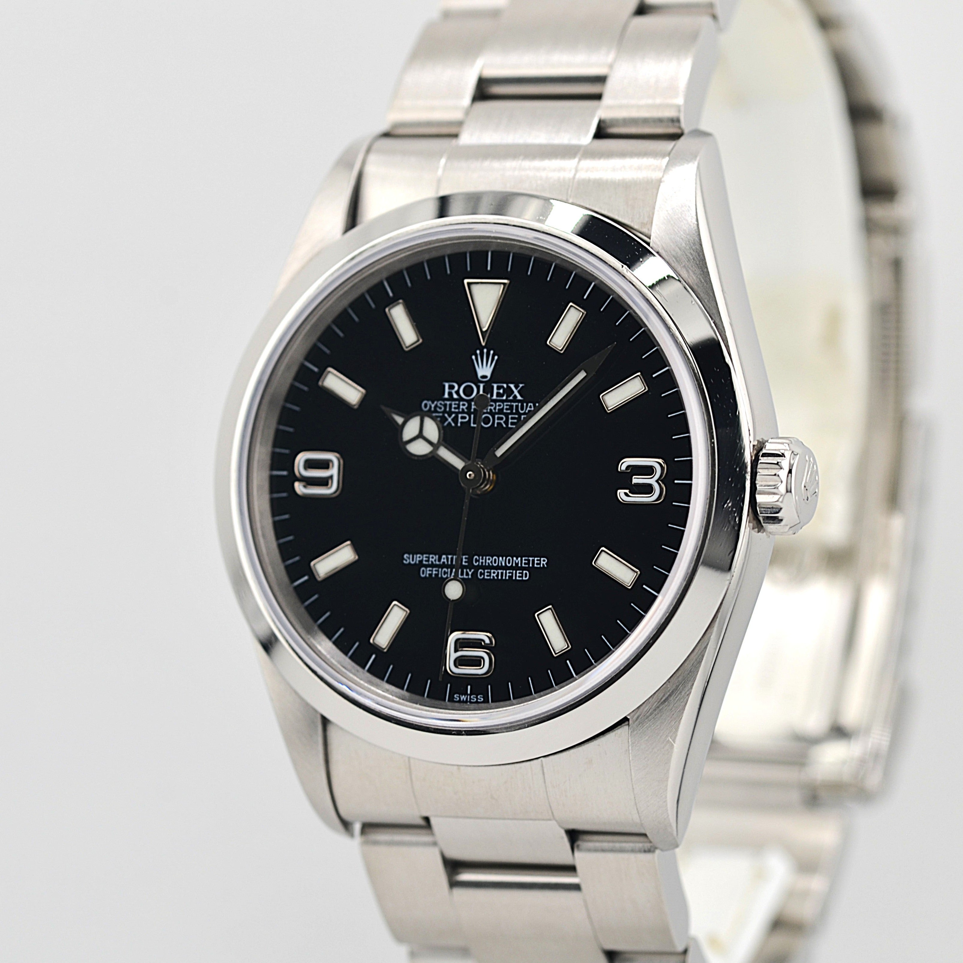 【ROLEX 】ロレックス エクスプローラーⅠ Ref.14270 1997年製 U品番 「Only SWISS」