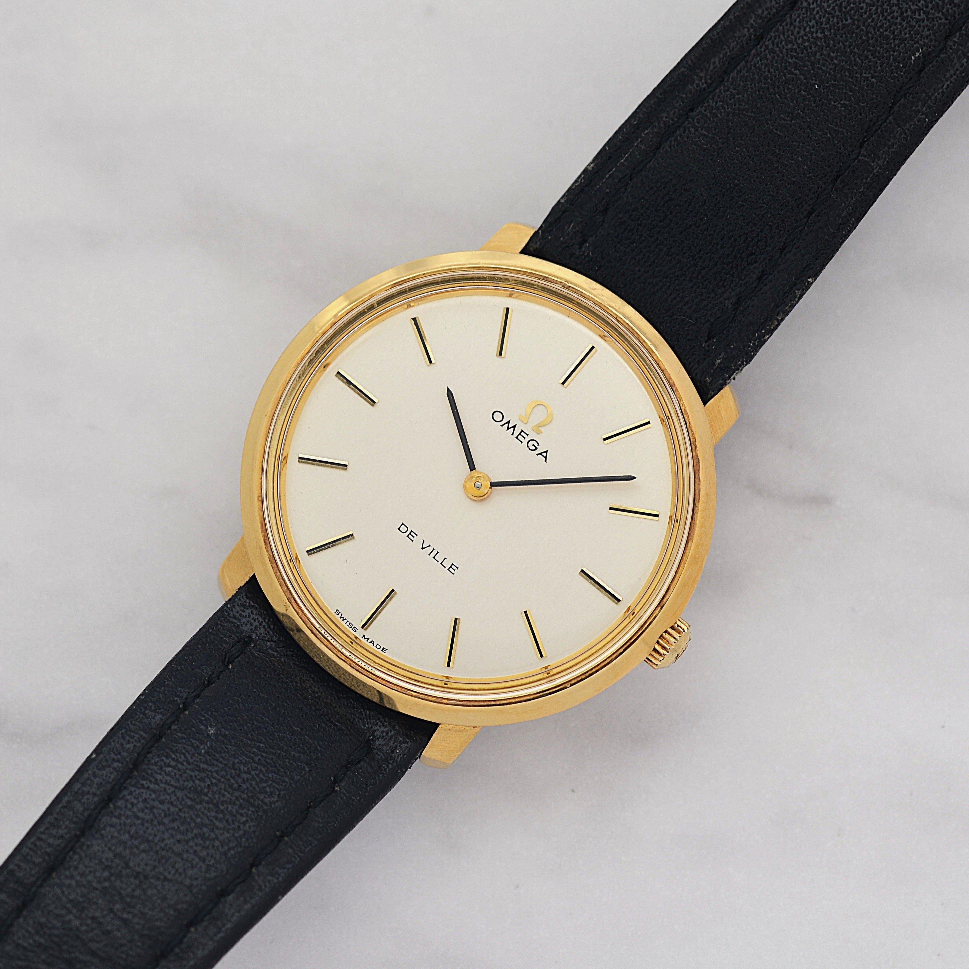 【OMEGA】オメガ デヴィル GP ワンピースケース Gold デッドストック