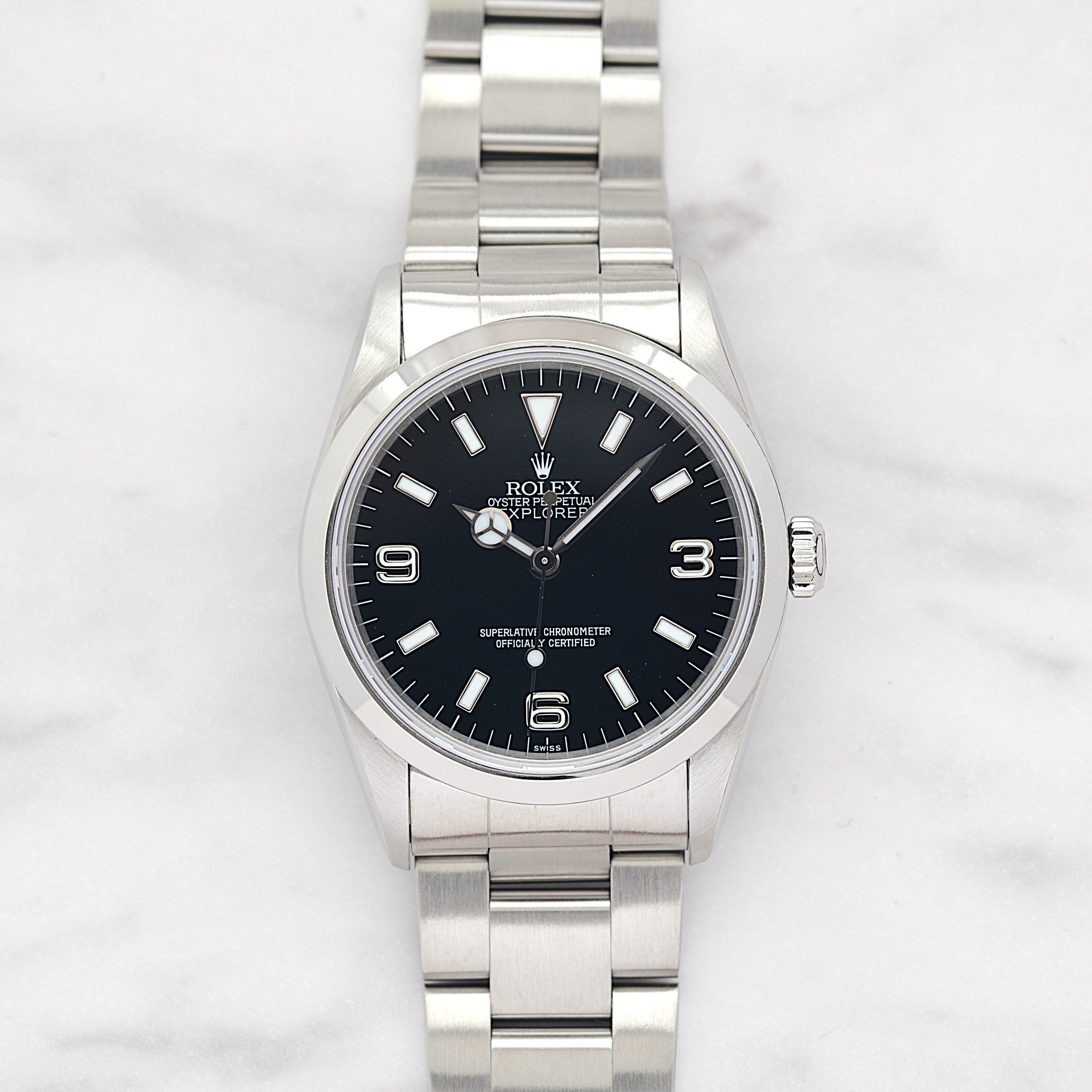 【ROLEX 】ロレックス エクスプローラーⅠ Ref.14270 1997年製 U品番 「Only SWISS」