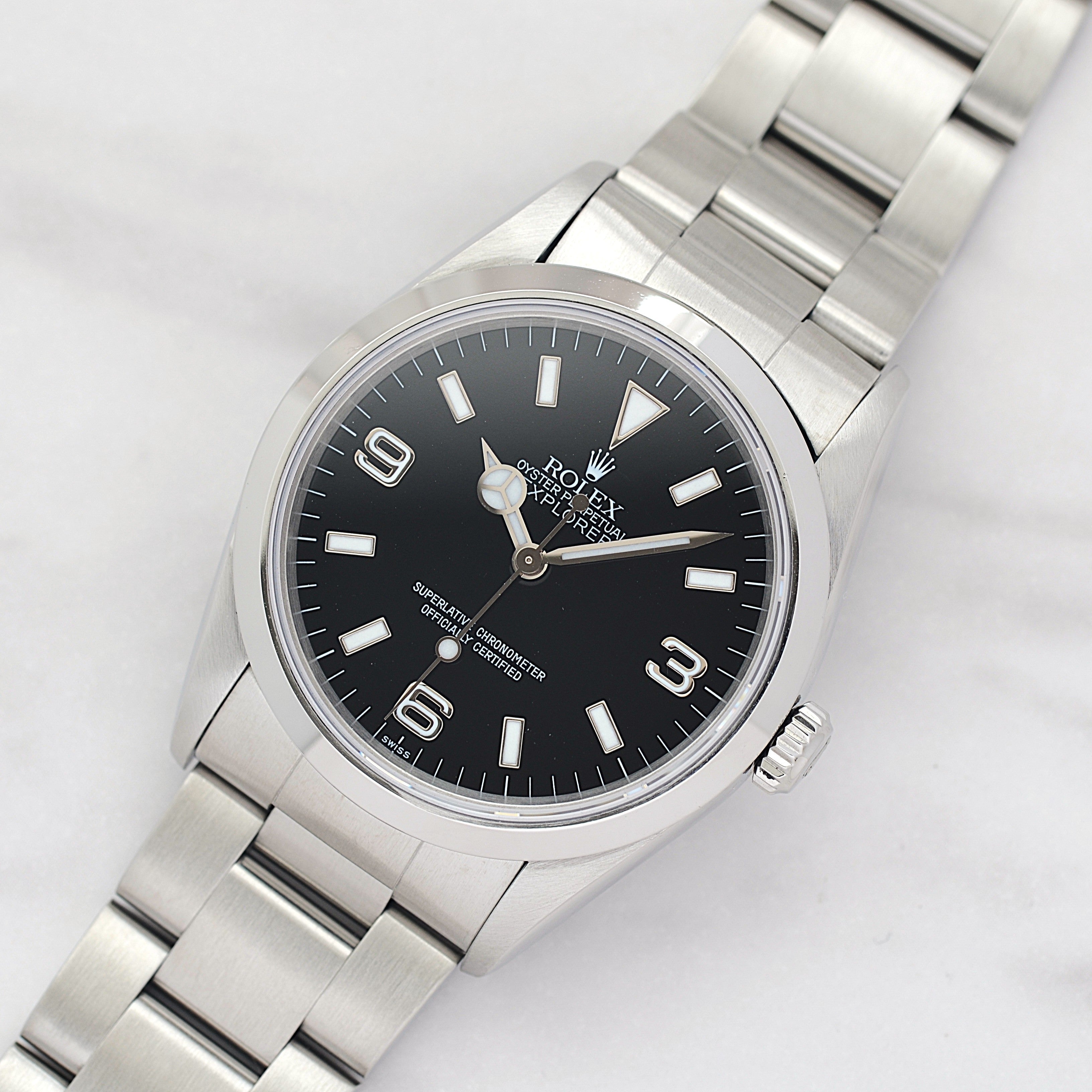 【ROLEX 】ロレックス エクスプローラーⅠ Ref.14270 1997年製 U品番 「Only SWISS」