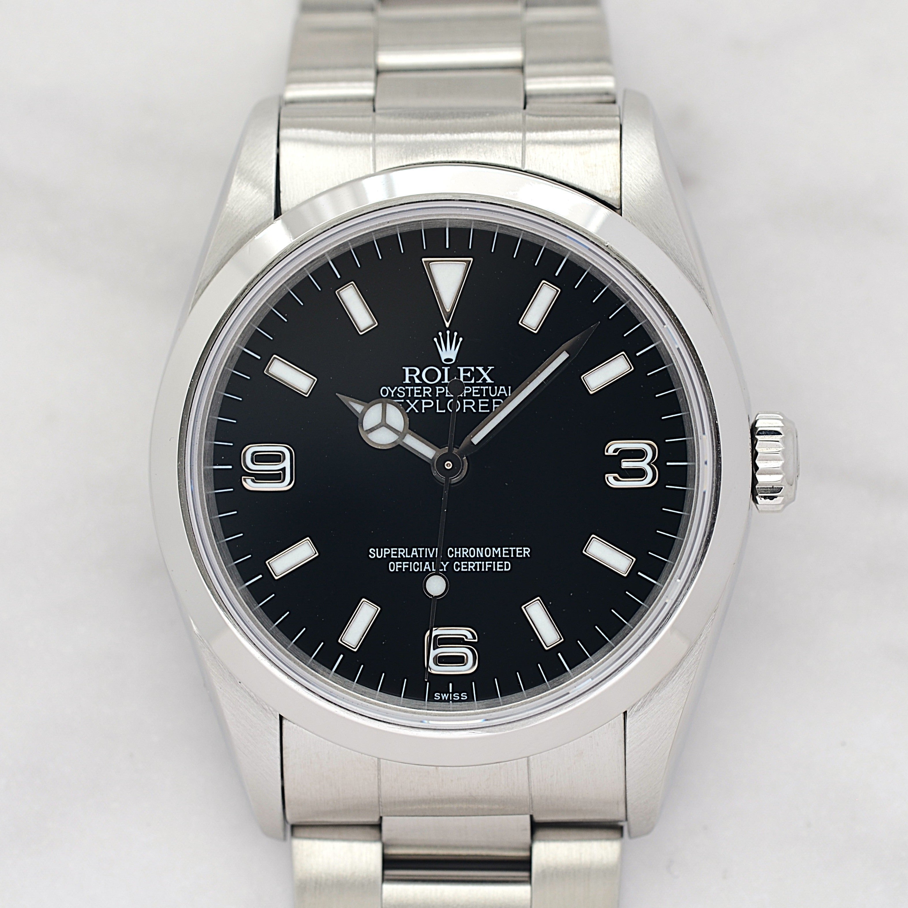【ROLEX 】ロレックス エクスプローラーⅠ Ref.14270 1997年製 U品番 「Only SWISS」