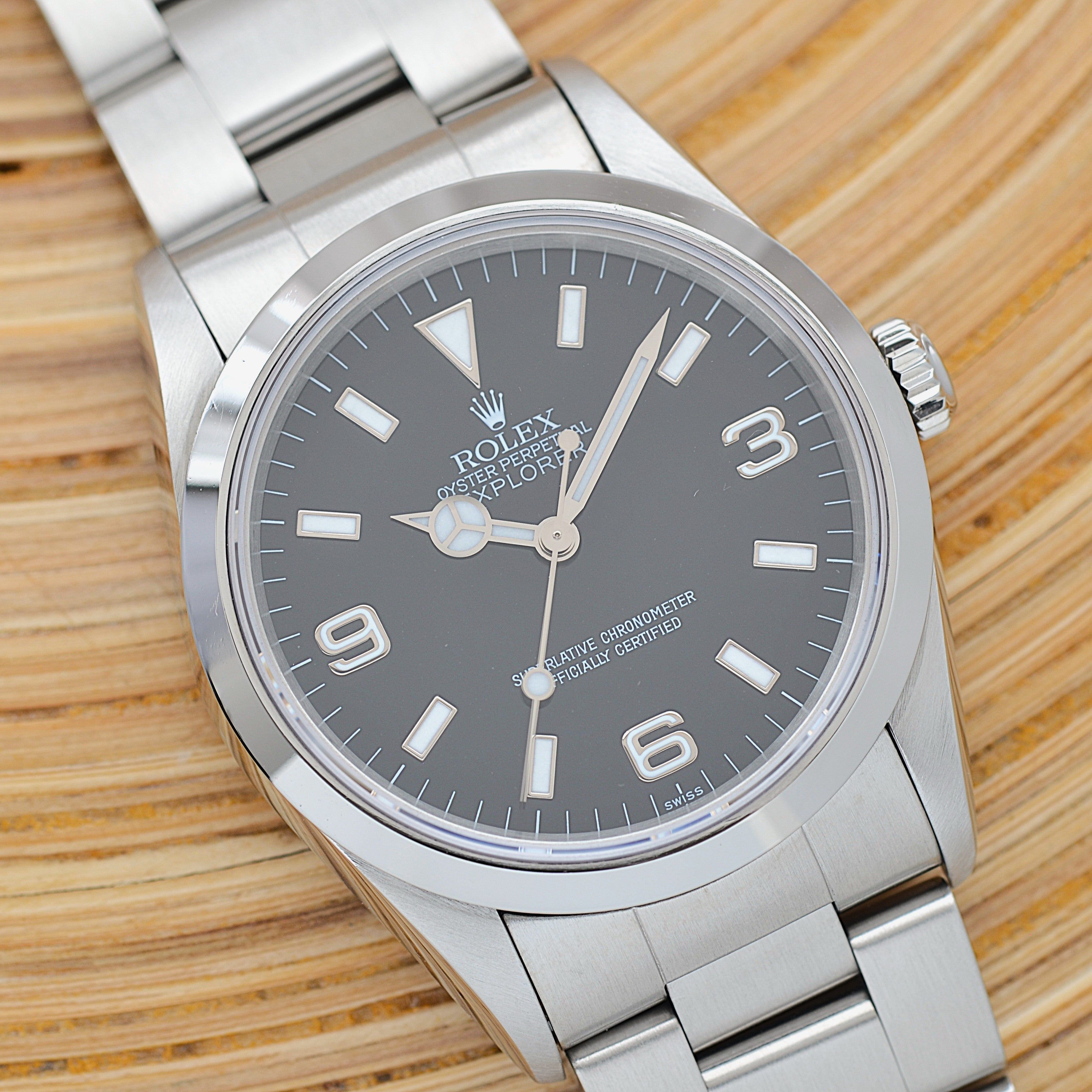 【ROLEX 】ロレックス エクスプローラーⅠ Ref.14270 1997年製 U品番 「Only SWISS」