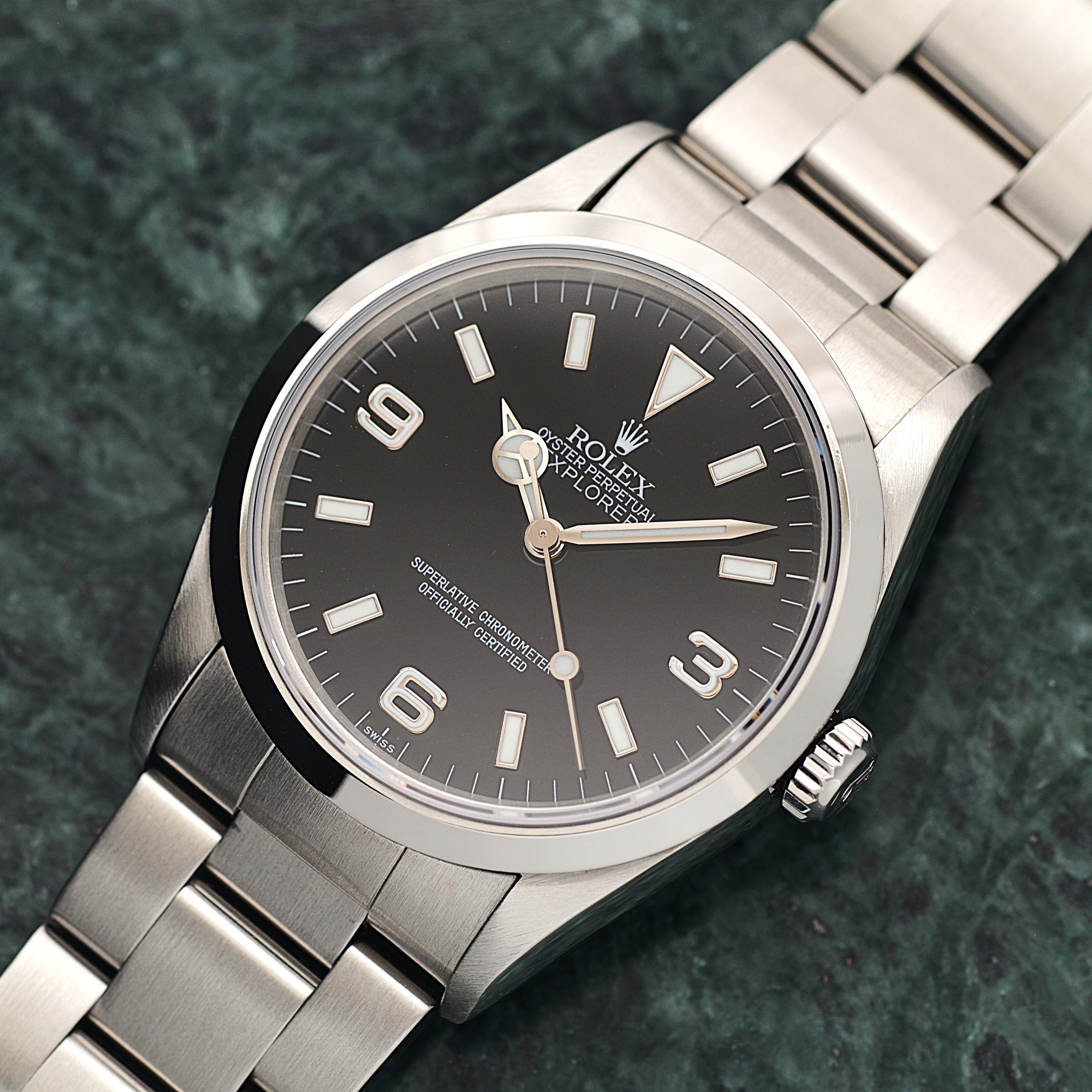 【ROLEX 】ロレックス エクスプローラーⅠ Ref.14270 1997年製 U品番 「Only SWISS」