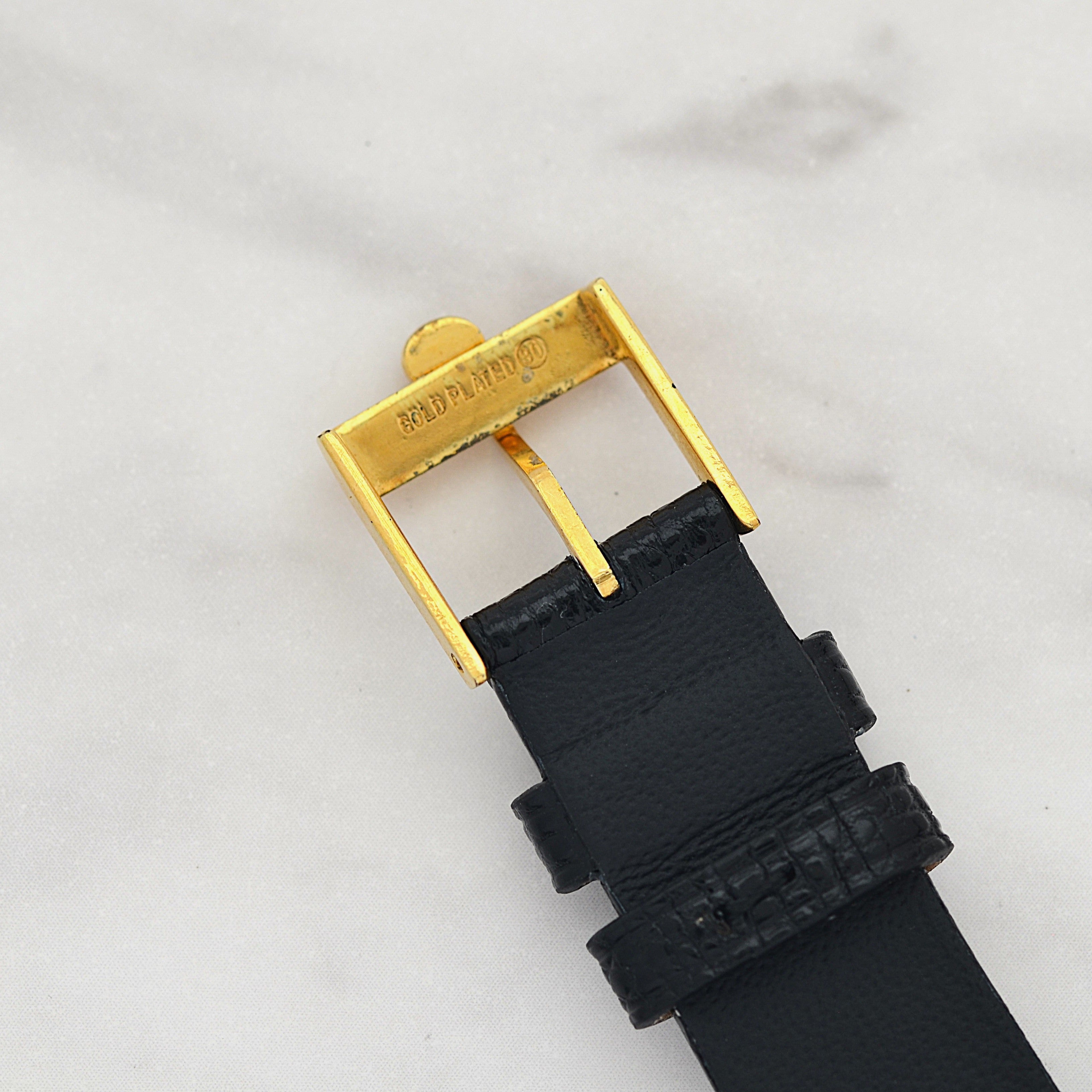 【OMEGA】オメガ デヴィル GP ラウンド Gold デッドストック 純正尾錠付き