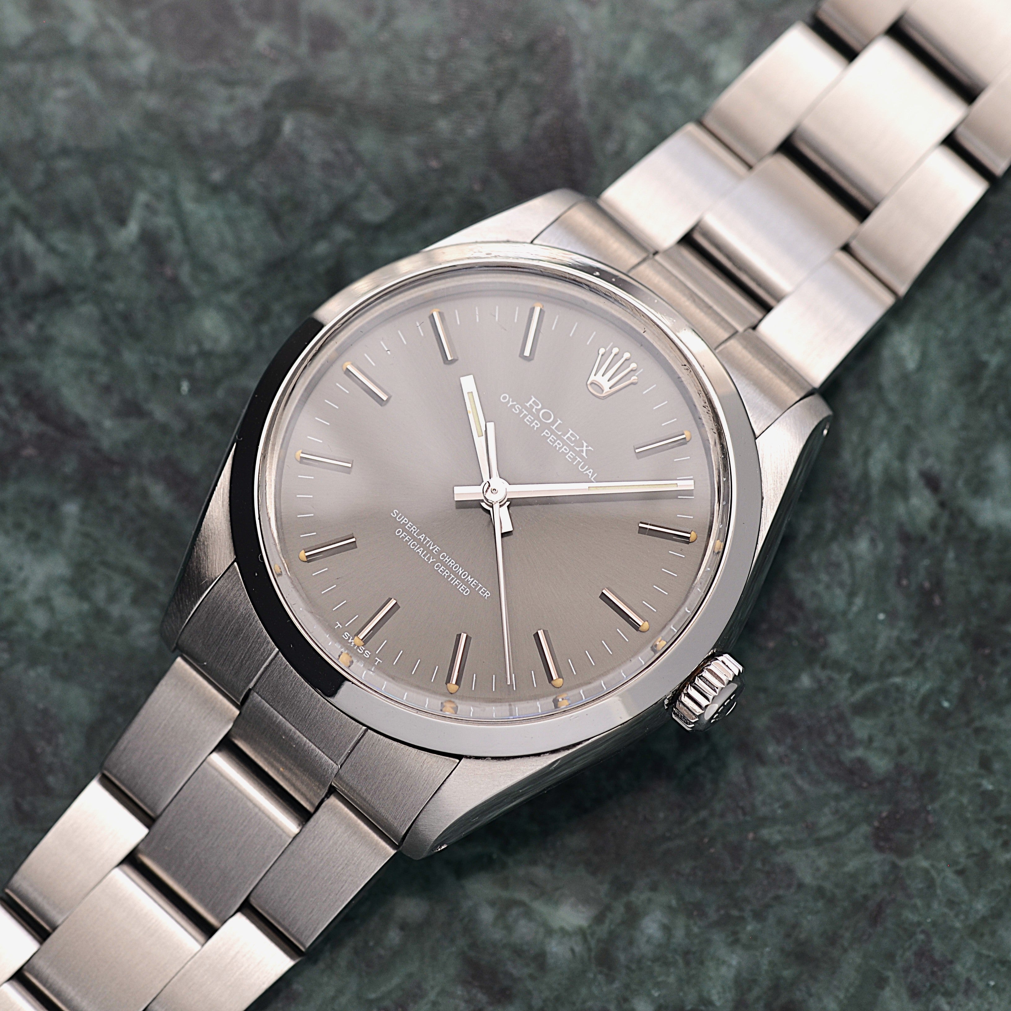 【ROLEX 】ロレックス オイスターパーペチュアル Ref.1002 Grey 1989年製 L品番