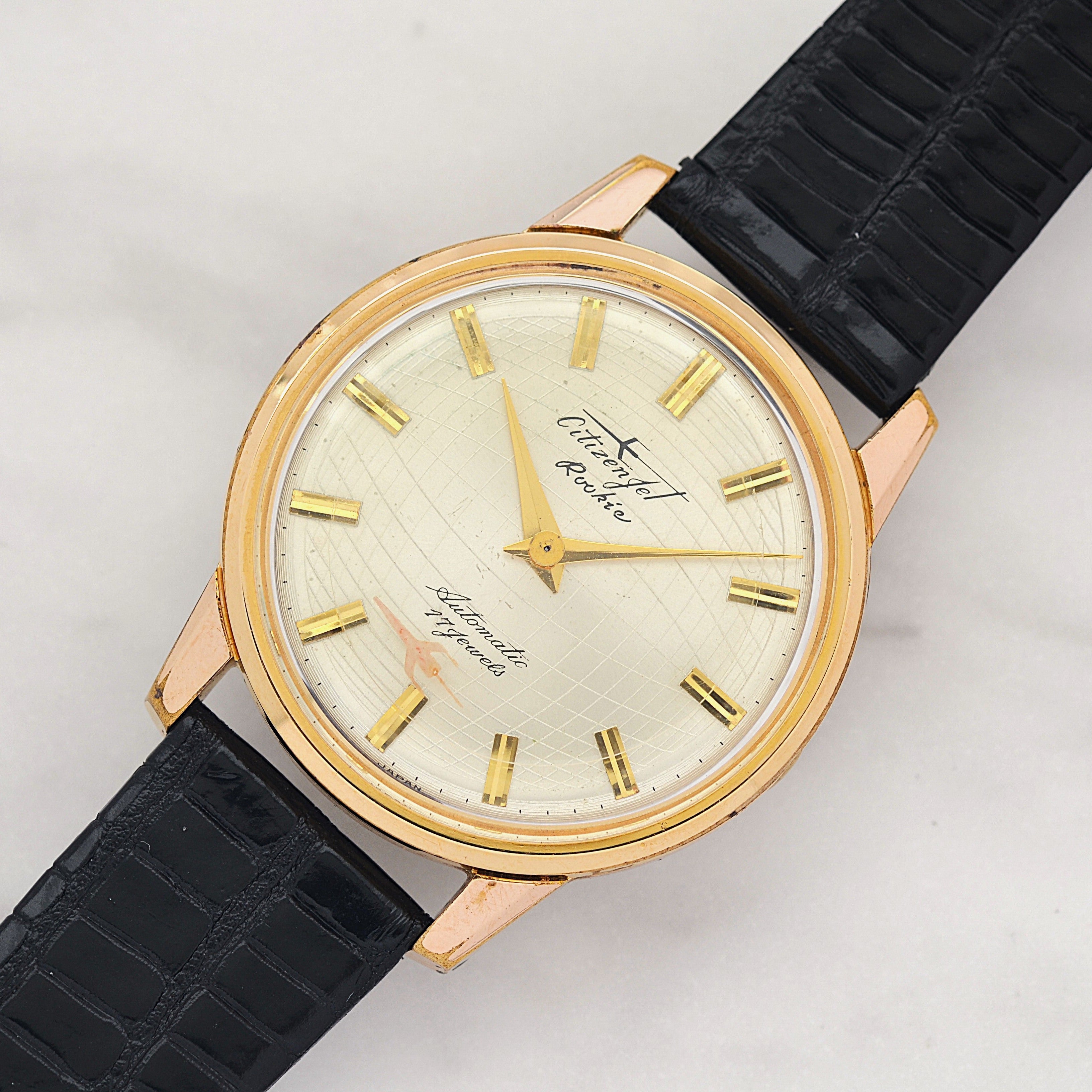 【CITIZEN】ジェットルーキー GP 飛行機秒針 純正尾錠付き 1963年10月製