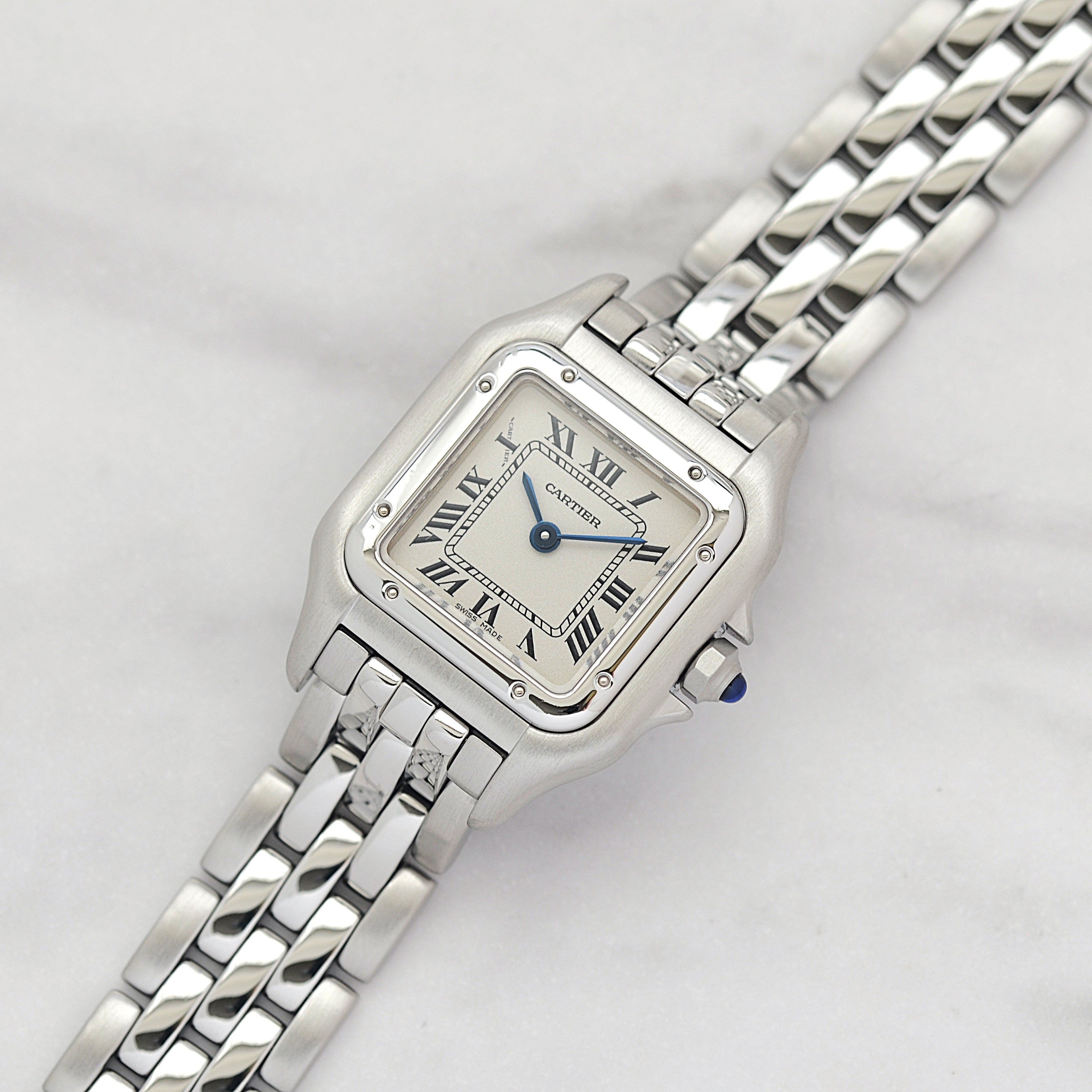 【Cartier】カルティエ パンテール SM ステンレス カルティエコンプリートサービス済み