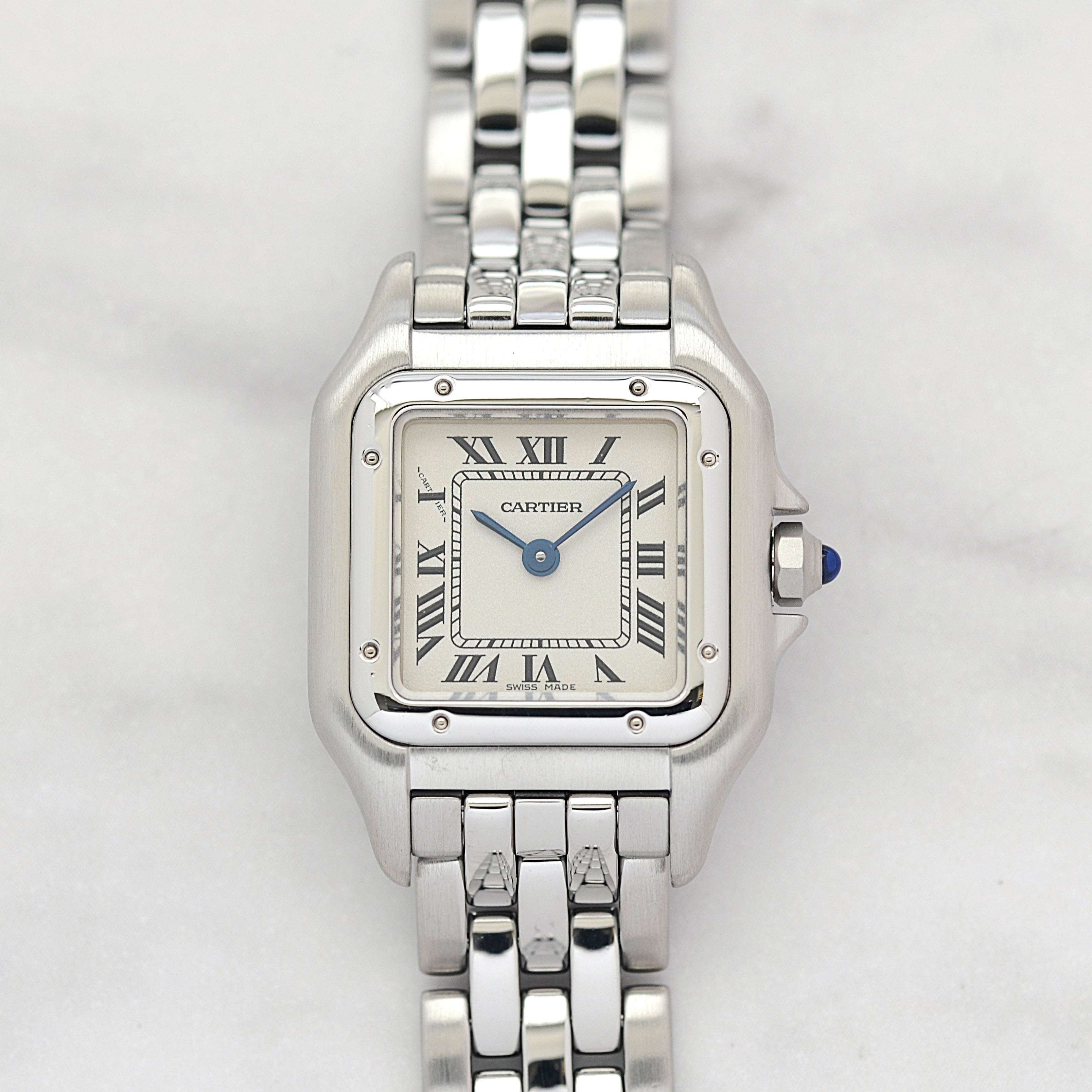 【Cartier】カルティエ パンテール SM ステンレス カルティエコンプリートサービス済み