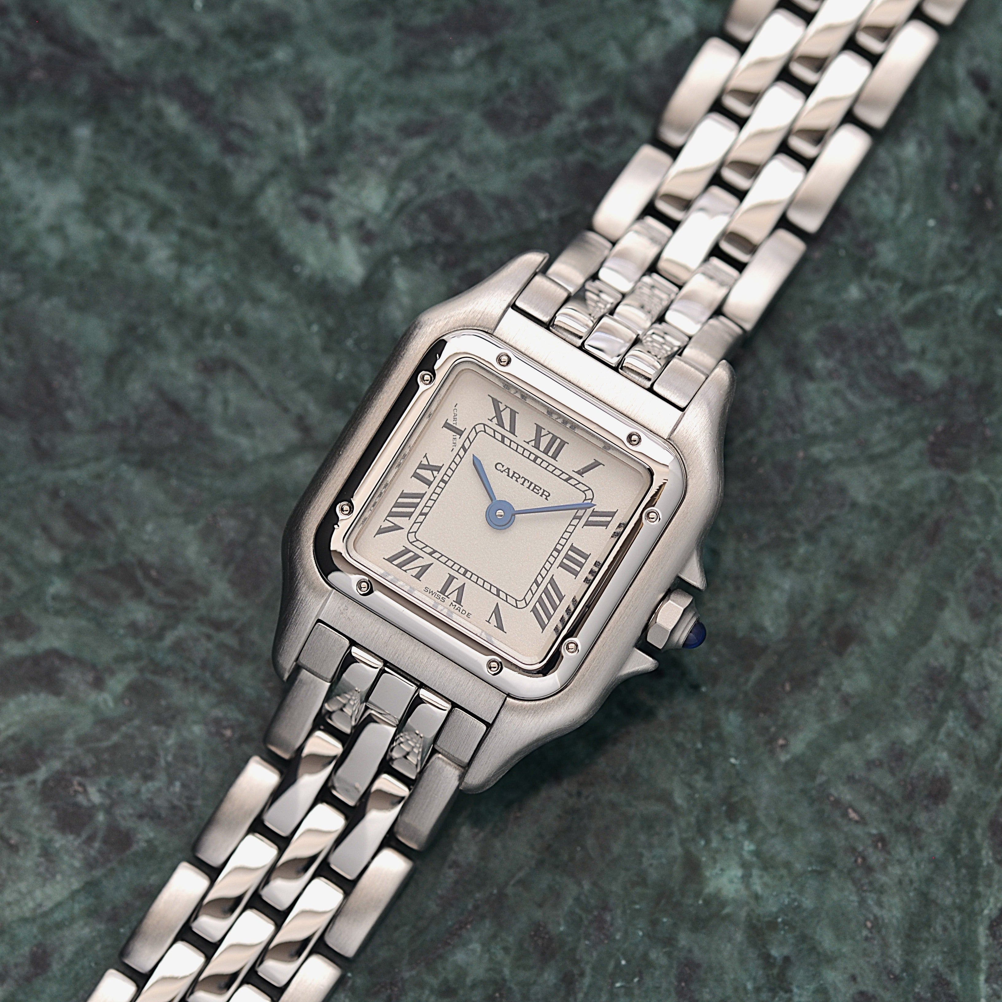 【Cartier】カルティエ パンテール SM ステンレス カルティエコンプリートサービス済み