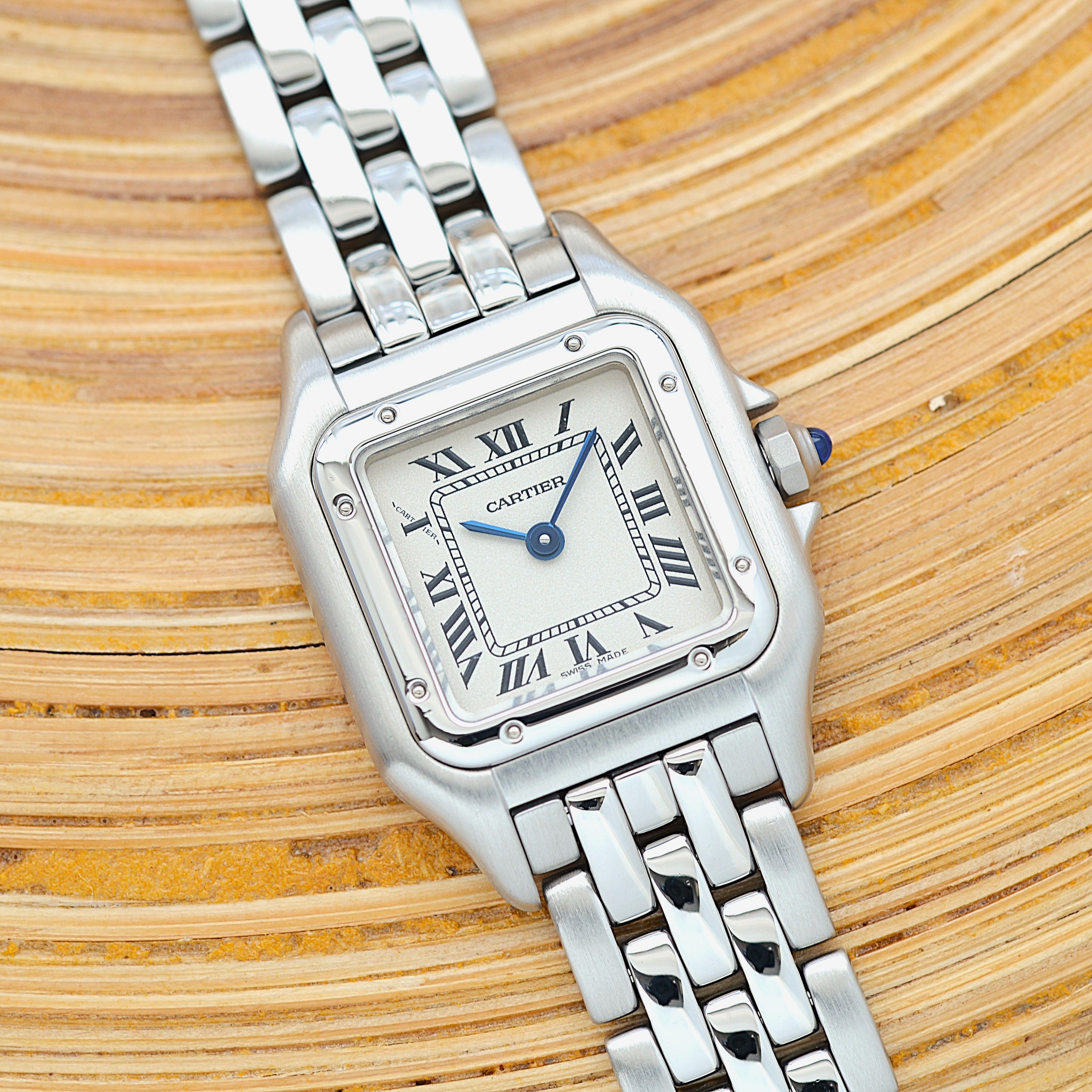 【Cartier】カルティエ パンテール SM ステンレス カルティエコンプリートサービス済み