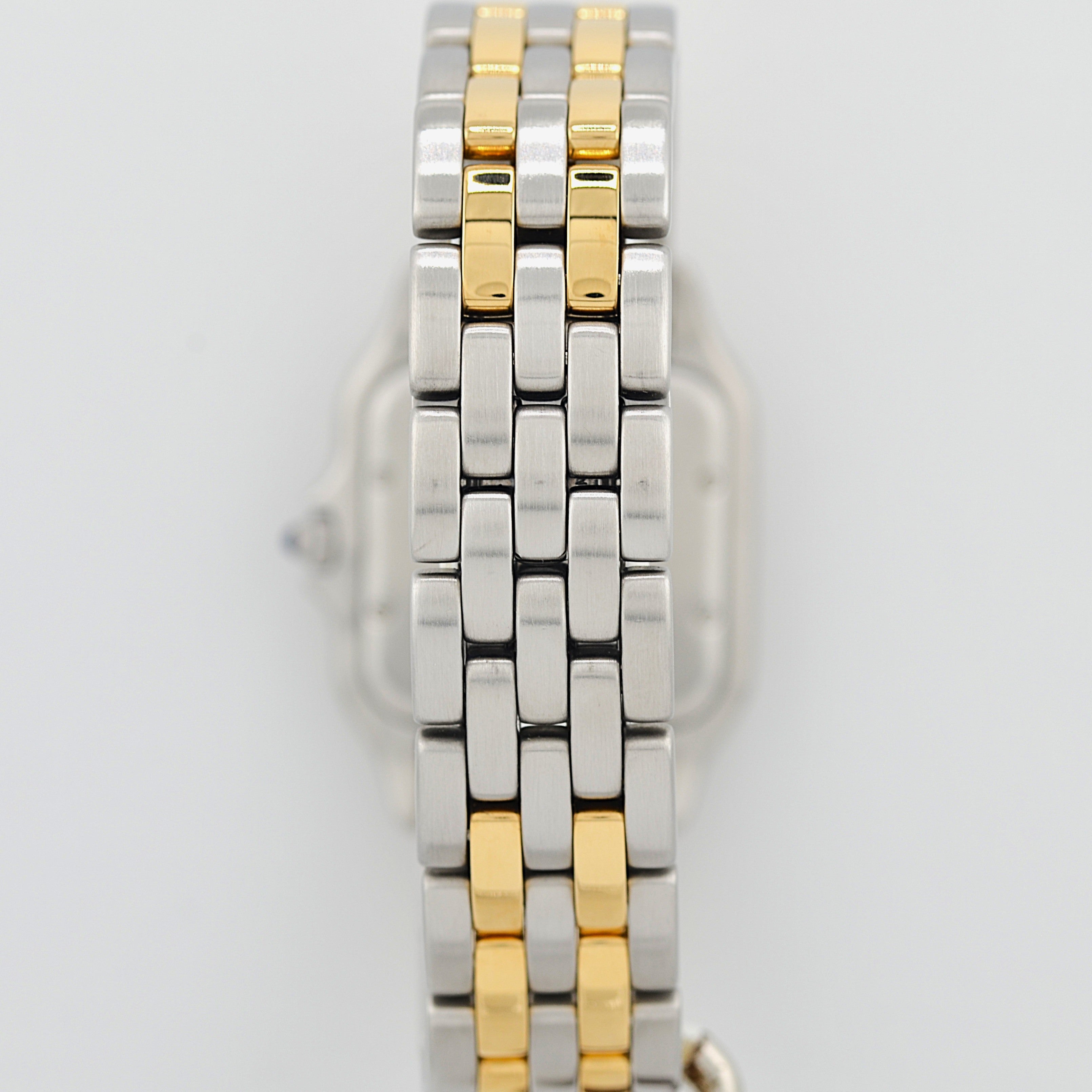 【Cartier】カルティエ パンテールMM 2ロウ 18KYG×SS 付属品完備 カルティエコンプリートサービス済み