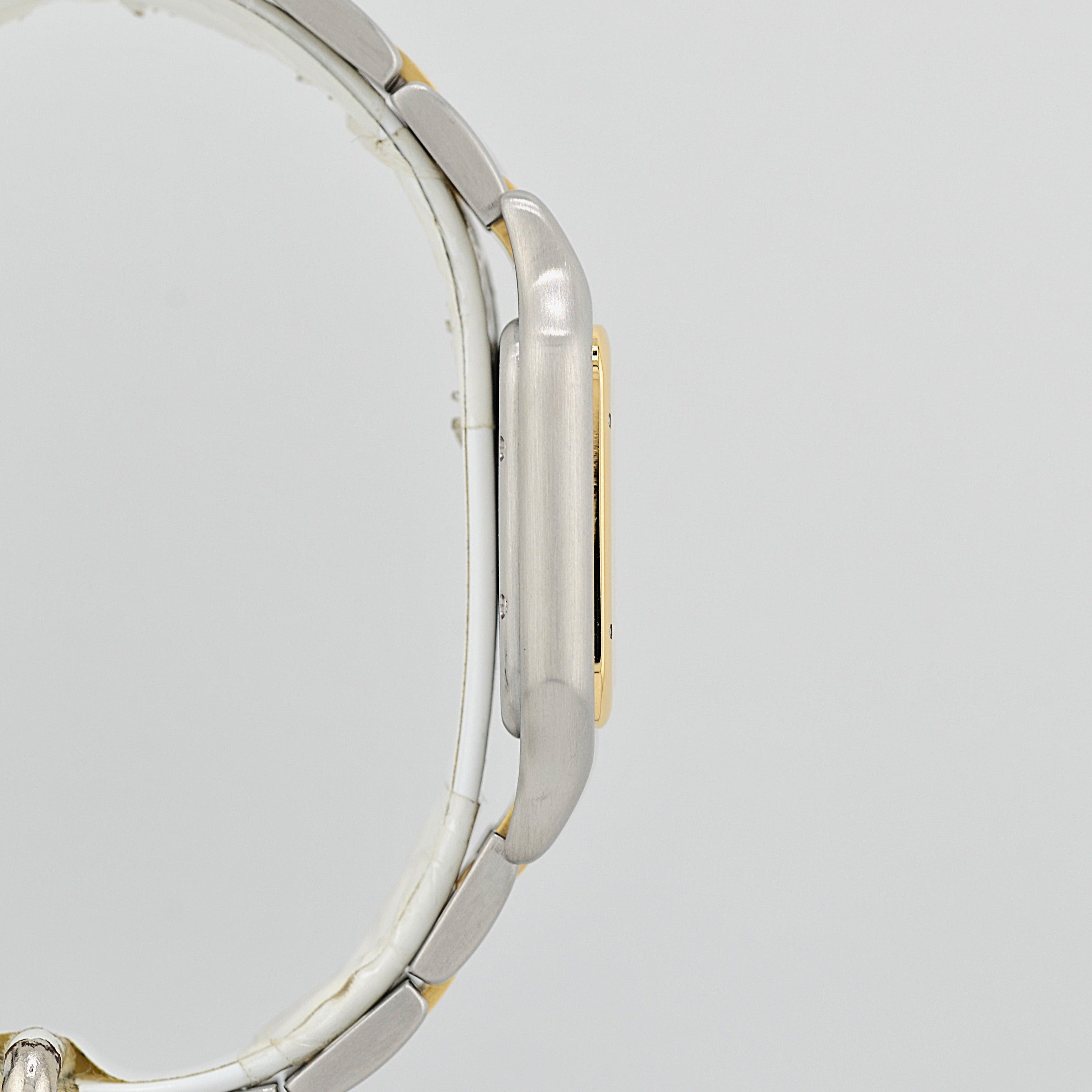 【Cartier】カルティエ パンテールMM 2ロウ 18KYG×SS 付属品完備 カルティエコンプリートサービス済み