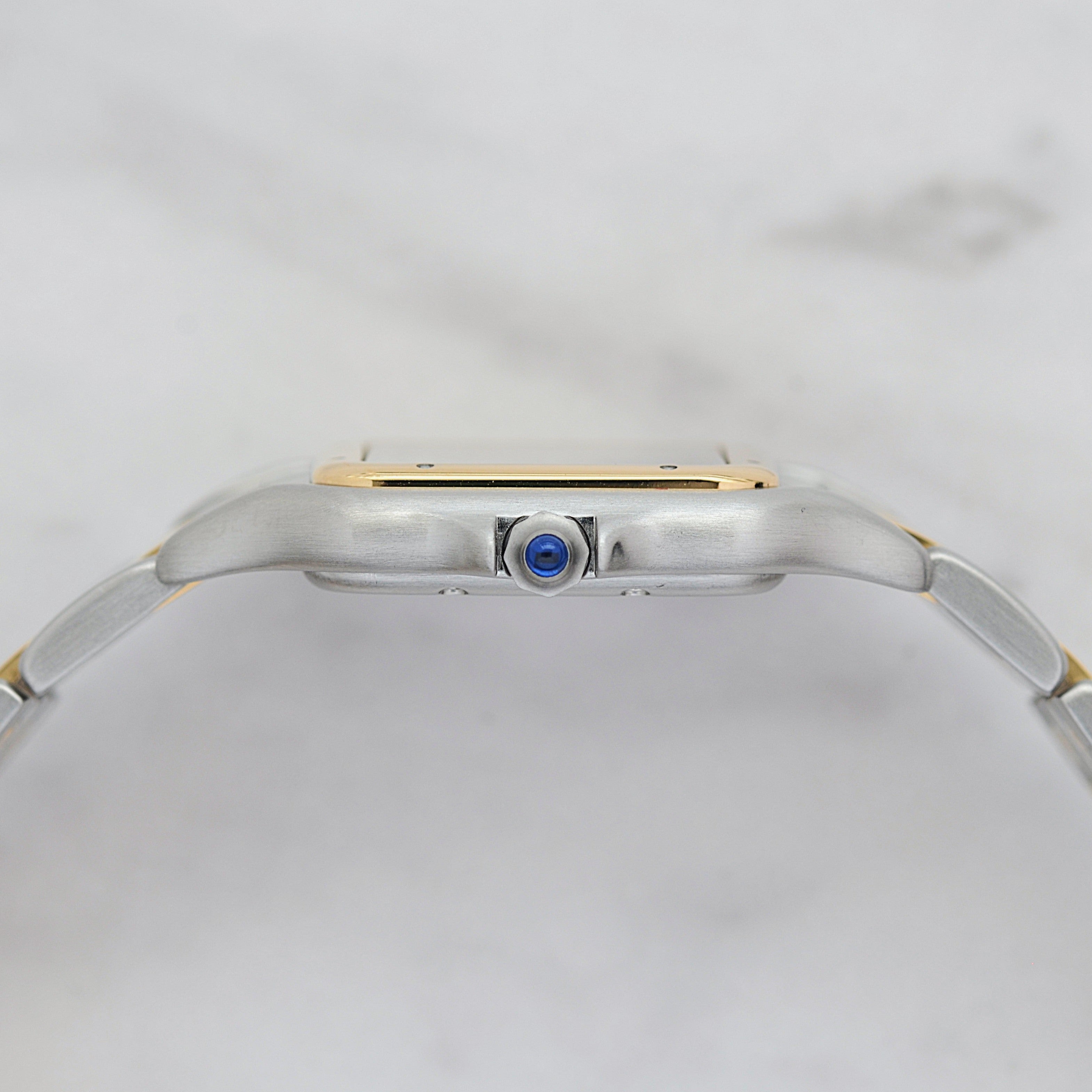 【Cartier】カルティエ パンテールMM 2ロウ 18KYG×SS 付属品完備 カルティエコンプリートサービス済み