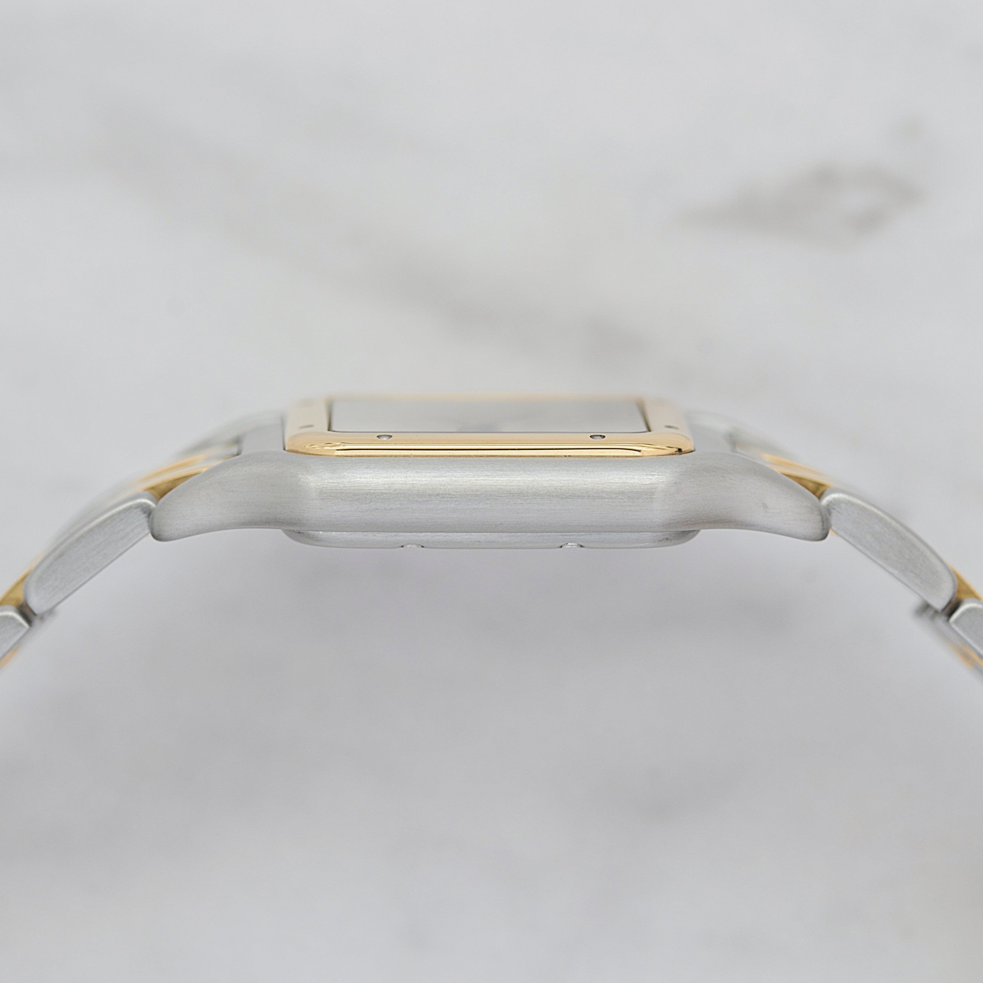 【Cartier】カルティエ パンテールMM 2ロウ 18KYG×SS 付属品完備 カルティエコンプリートサービス済み