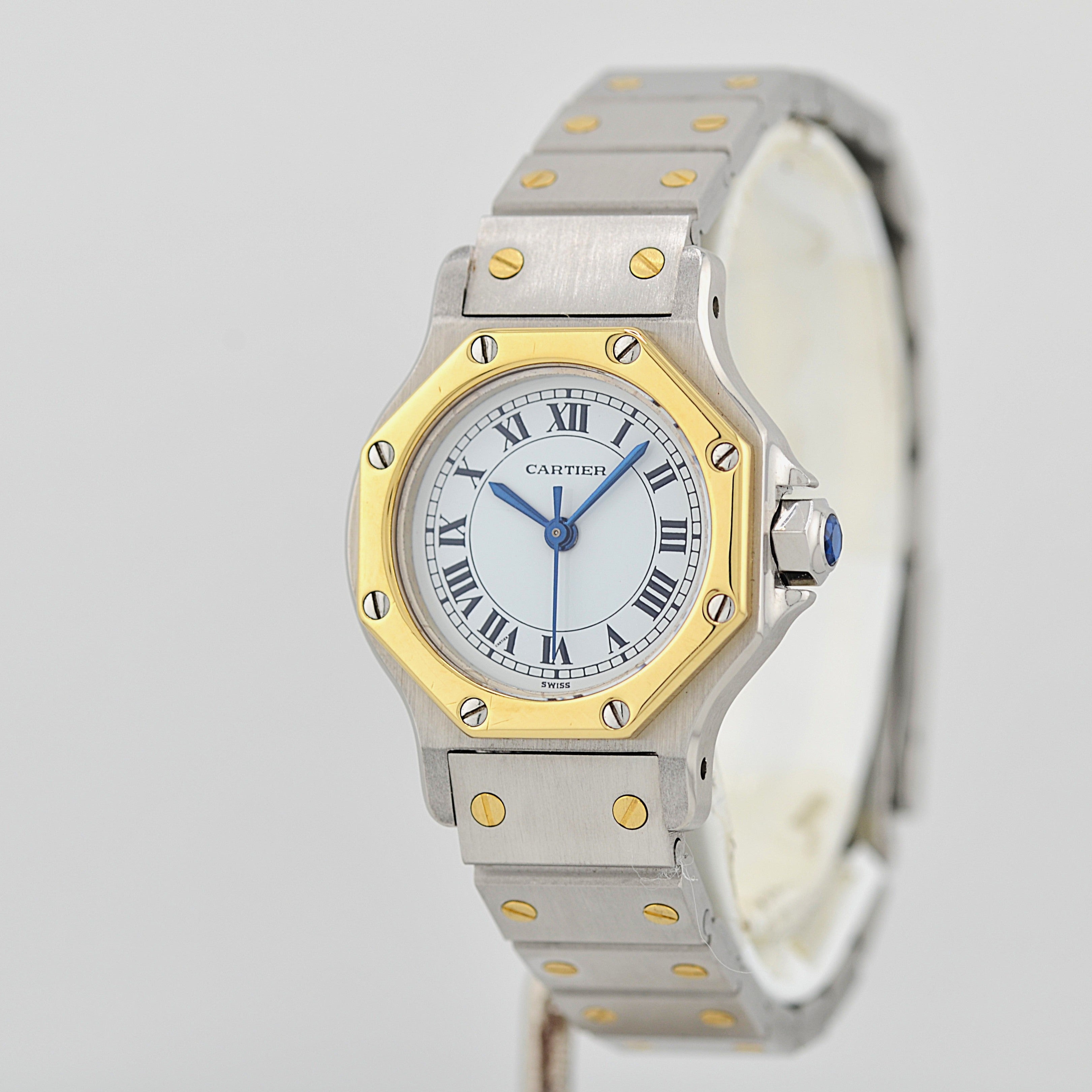 【Cartier】カルティエ サントスオクタゴンSM 18KYG×SS