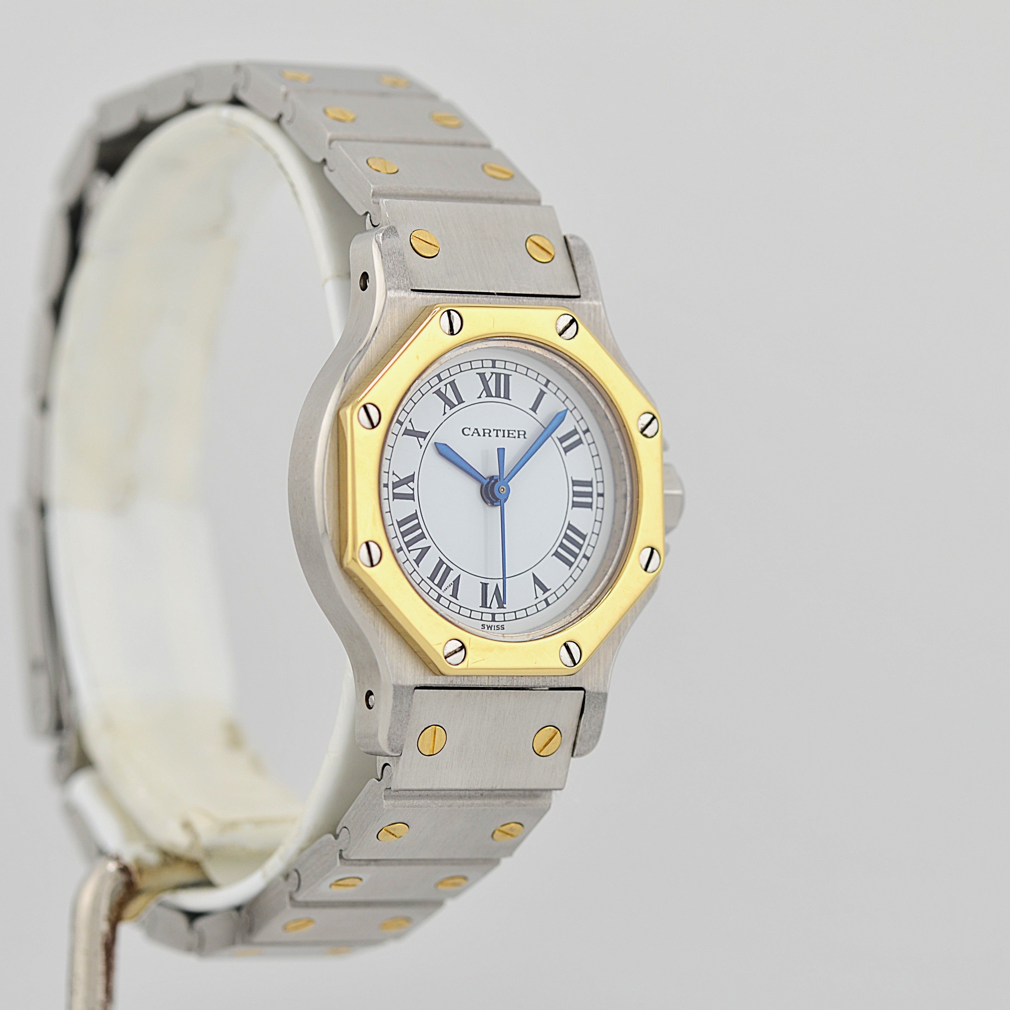 【Cartier】カルティエ サントスオクタゴンSM 18KYG×SS