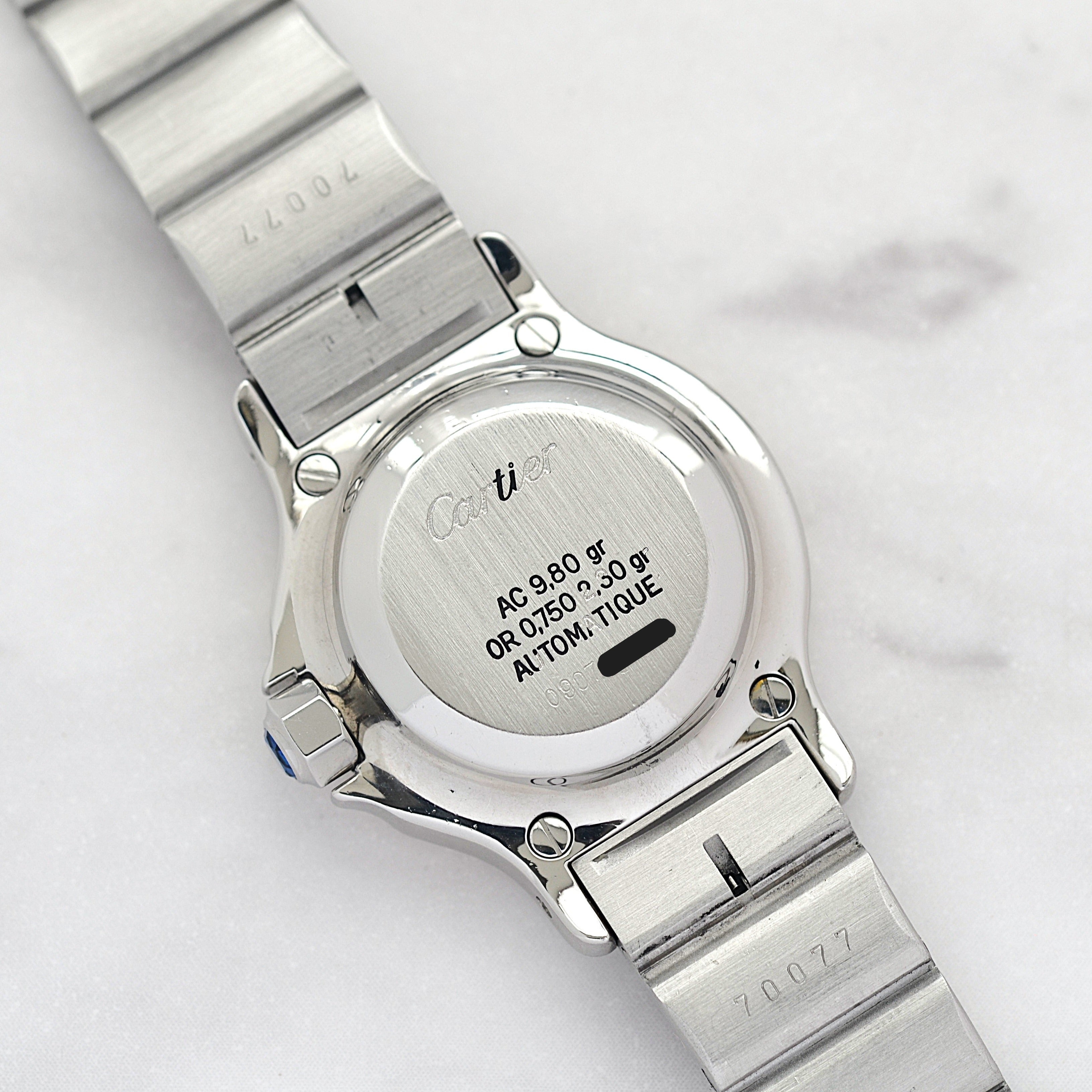 【Cartier】カルティエ サントスオクタゴンSM 18KYG×SS