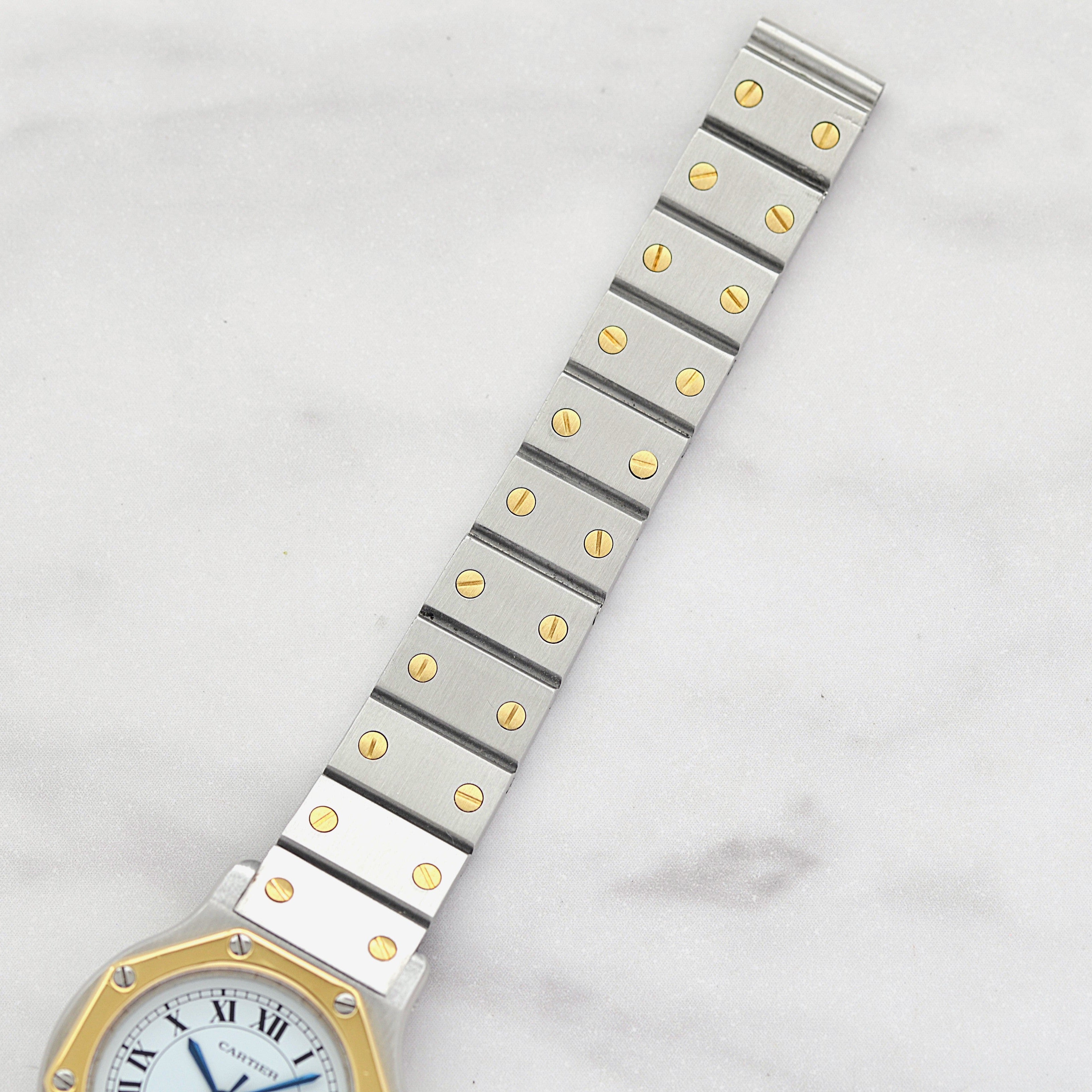 【Cartier】カルティエ サントスオクタゴンSM 18KYG×SS