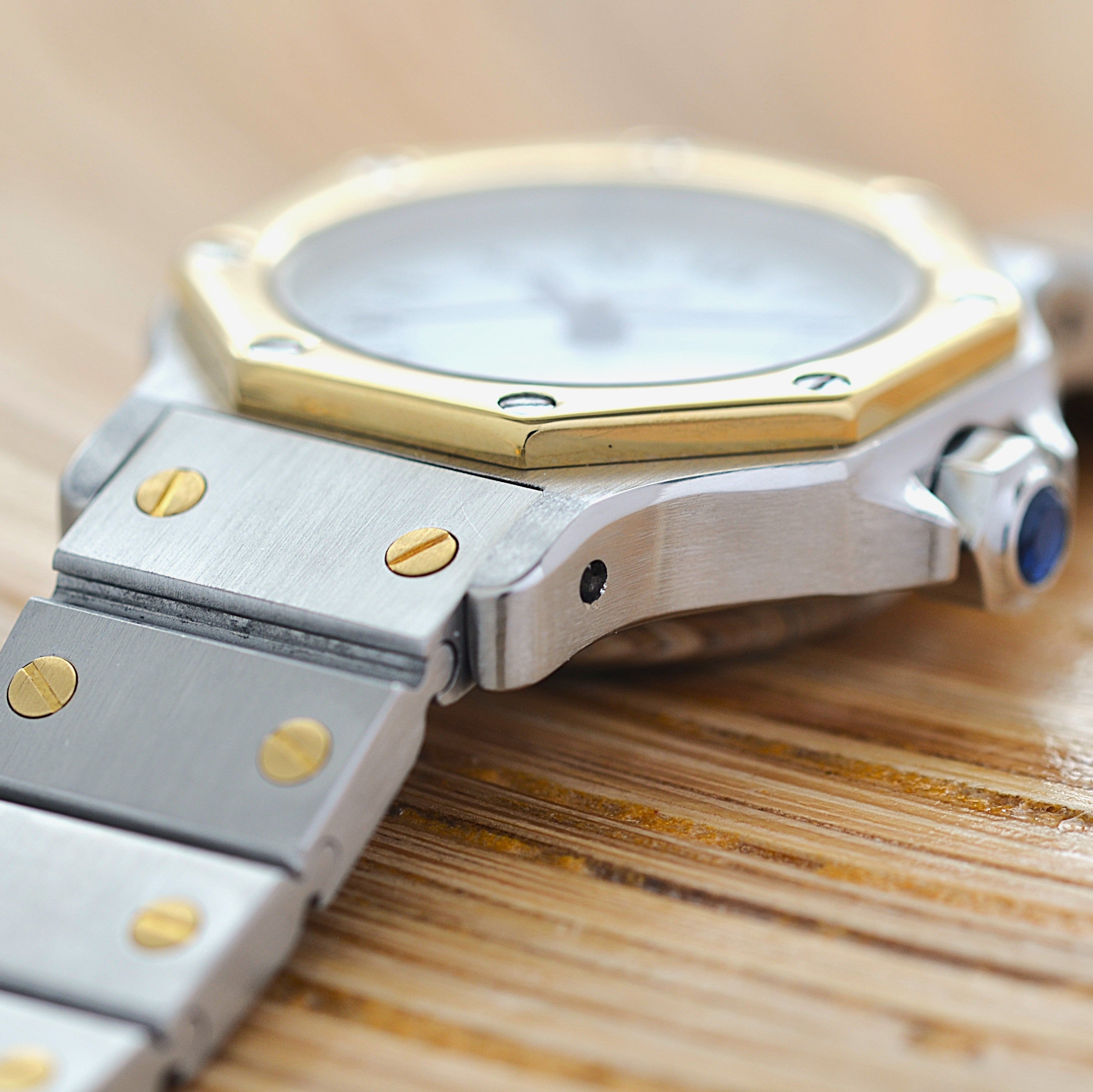 【Cartier】カルティエ サントスオクタゴンSM 18KYG×SS