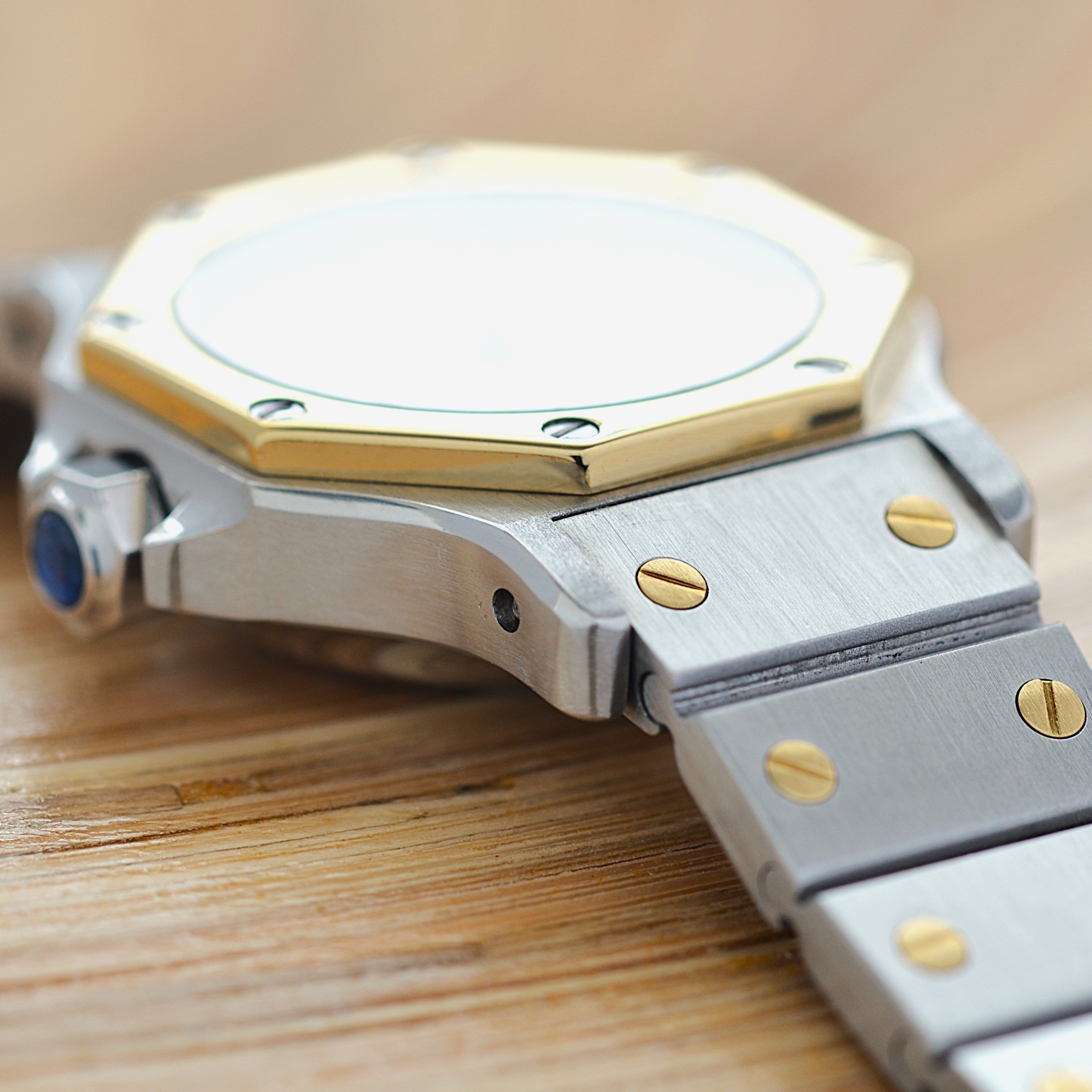 【Cartier】カルティエ サントスオクタゴンSM 18KYG×SS