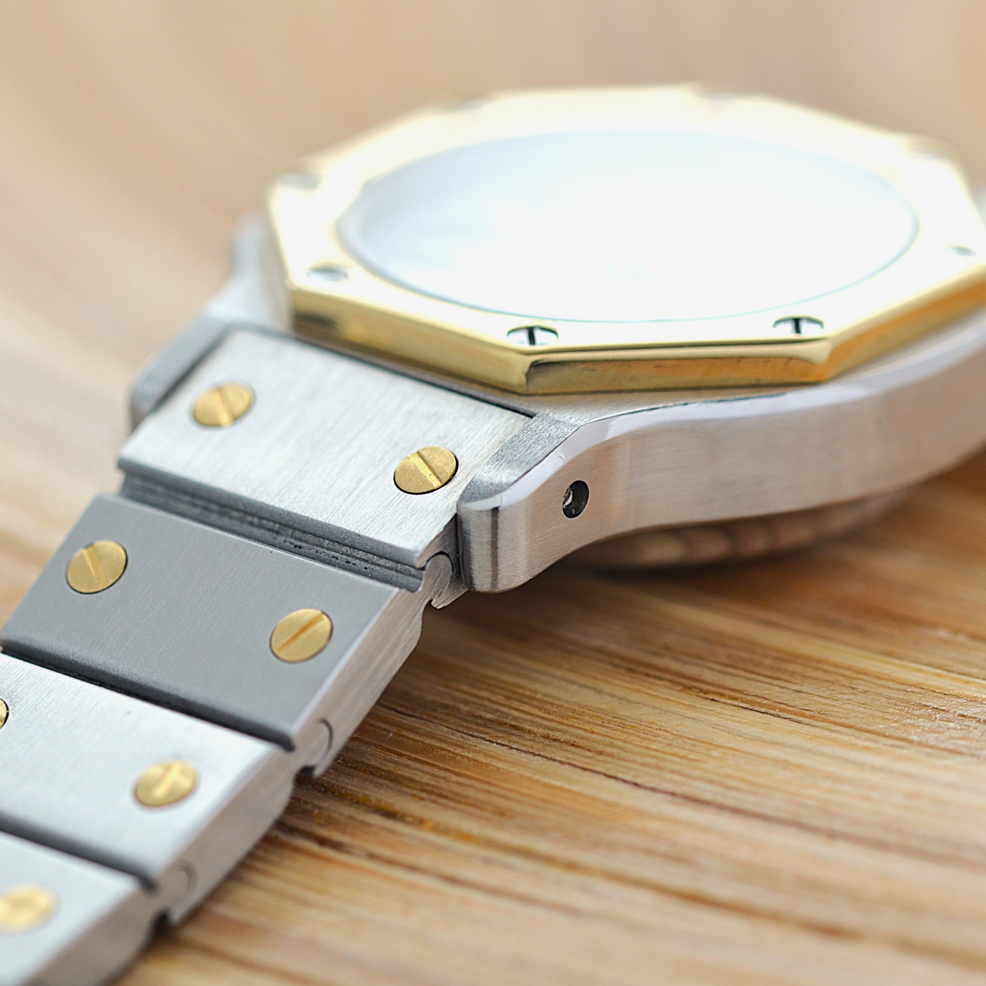 【Cartier】カルティエ サントスオクタゴンSM 18KYG×SS