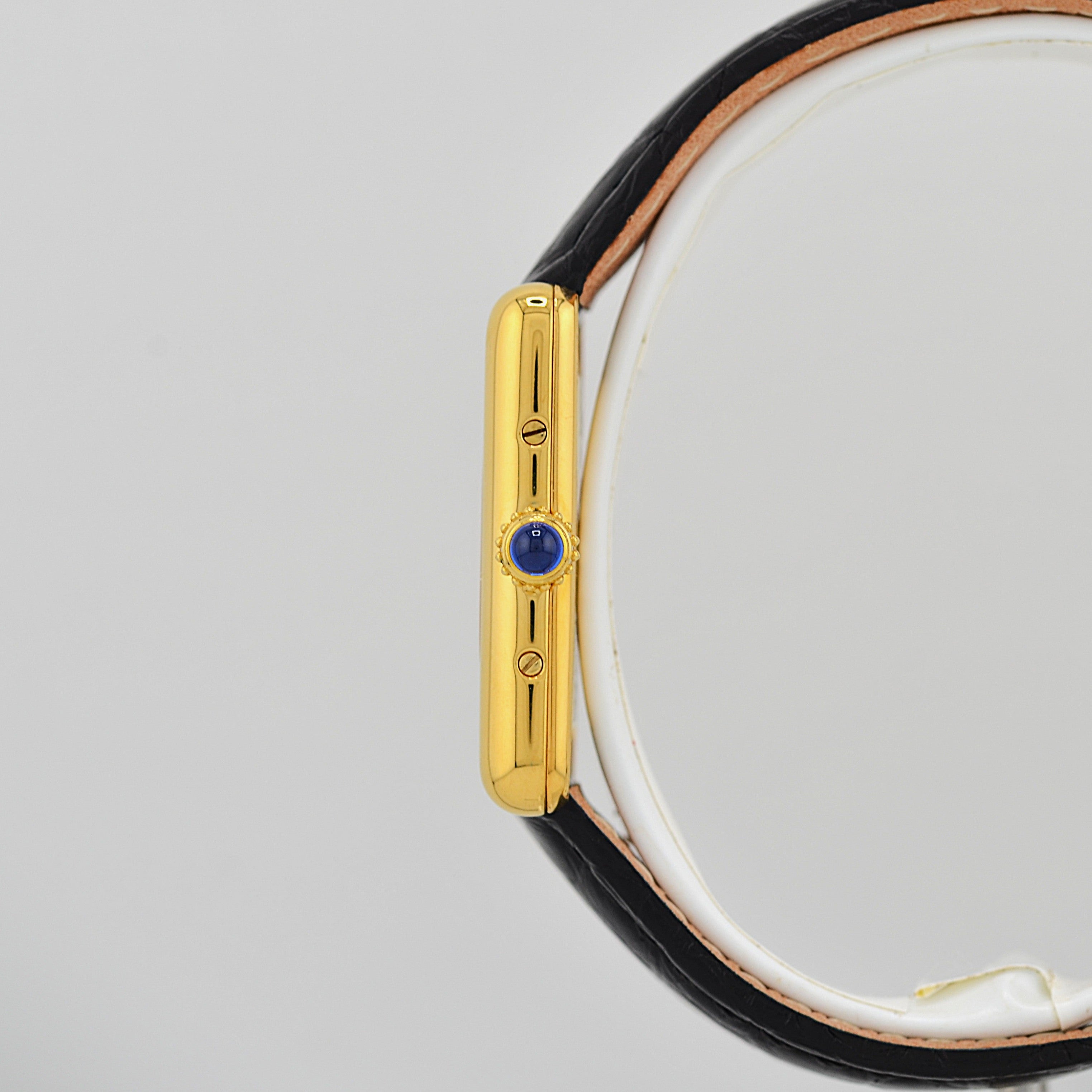【Cartier】カルティエ マストタンク SM オパラン 純正Dバックル付き
