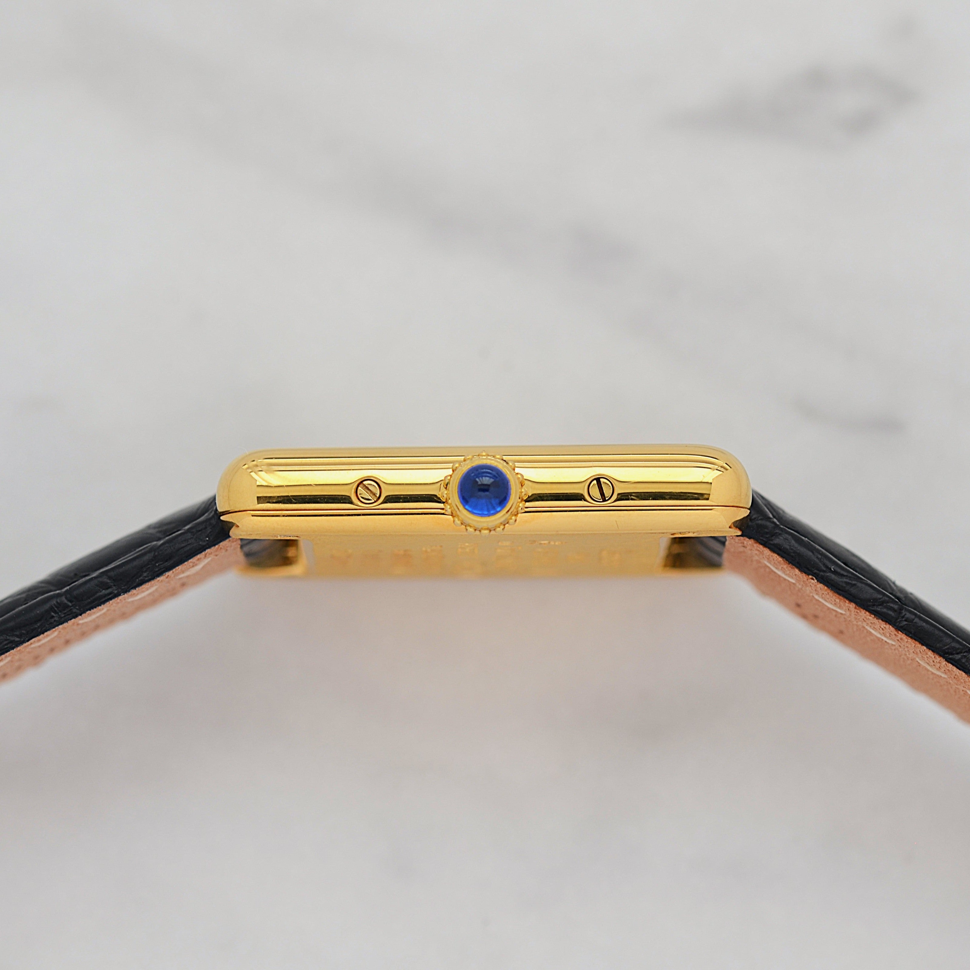 【Cartier】カルティエ マストタンク SM オパラン 純正Dバックル付き
