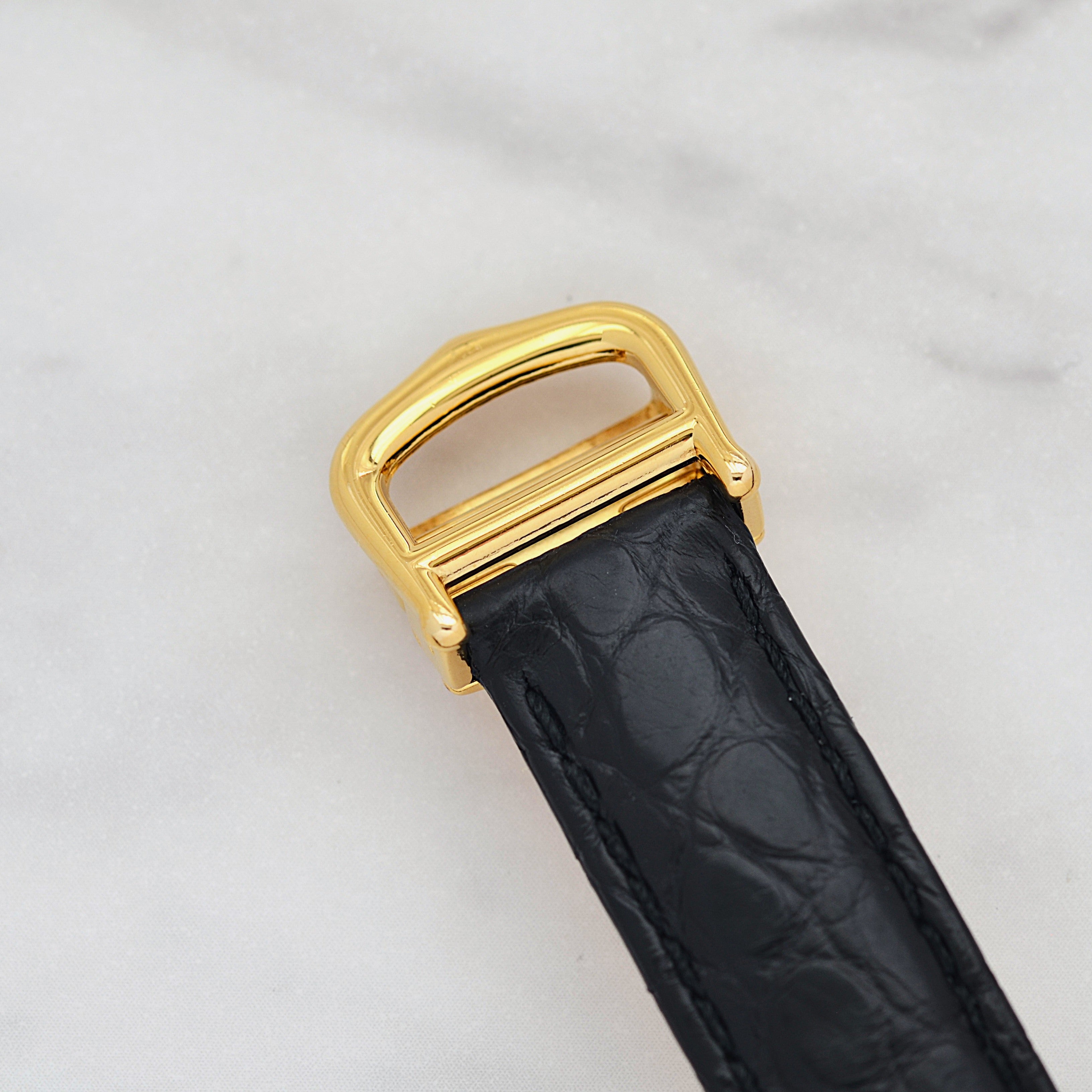 【Cartier】カルティエ マストタンク SM オパラン 純正Dバックル付き
