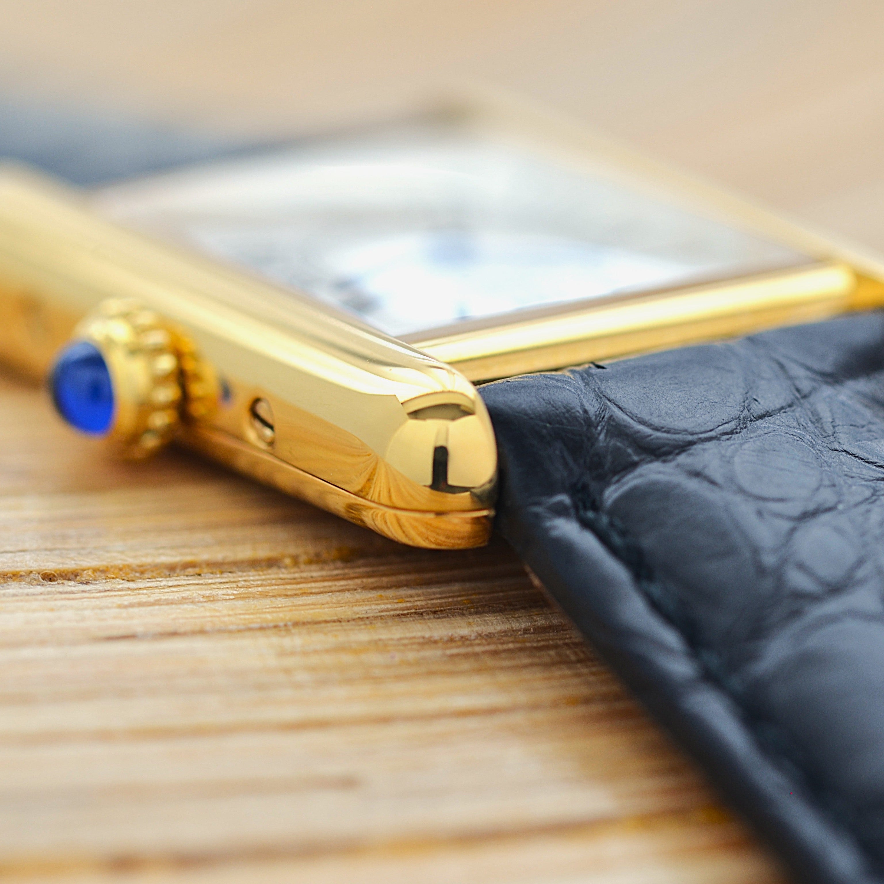 【Cartier】カルティエ マストタンク SM オパラン 純正Dバックル付き