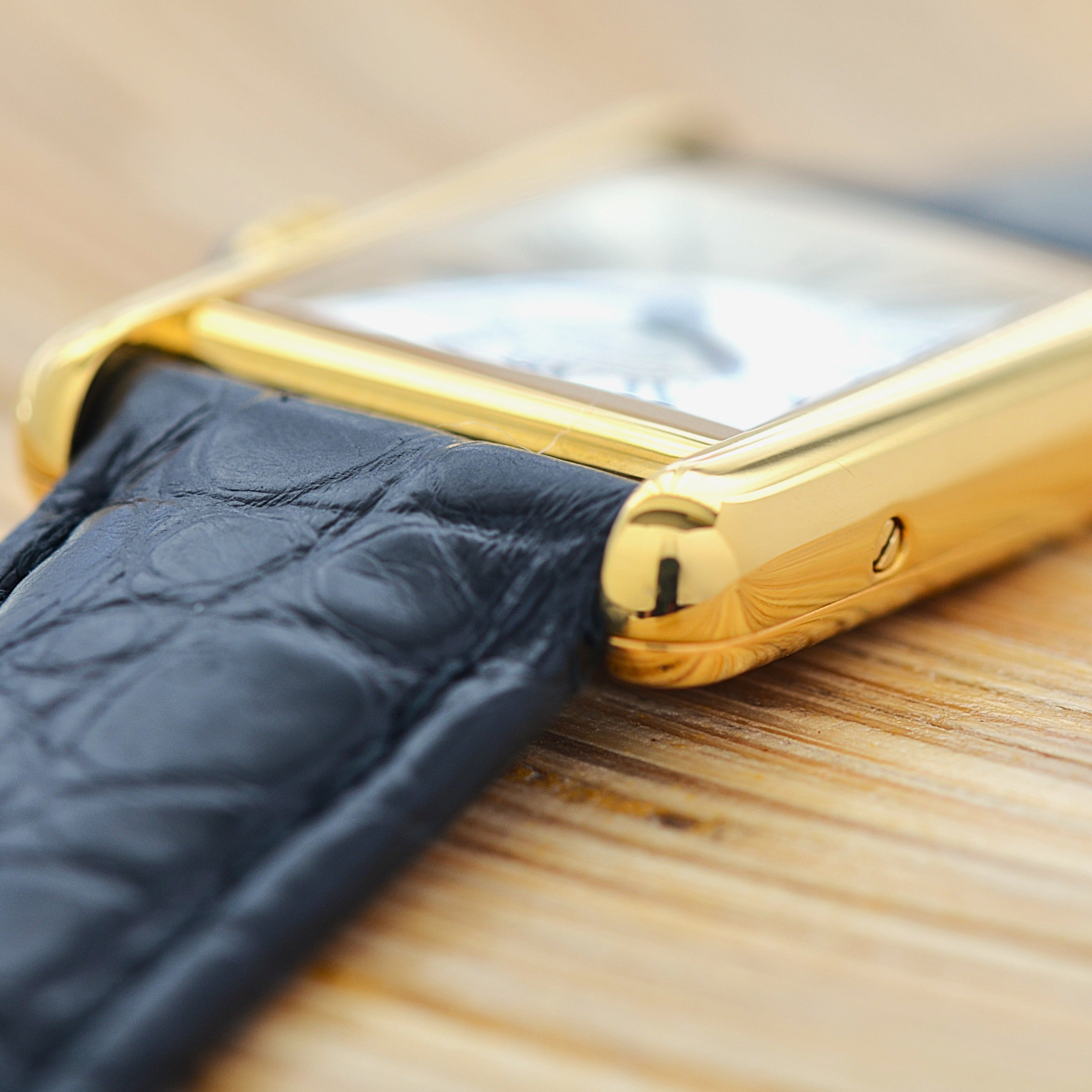 【Cartier】カルティエ マストタンク SM オパラン 純正Dバックル付き