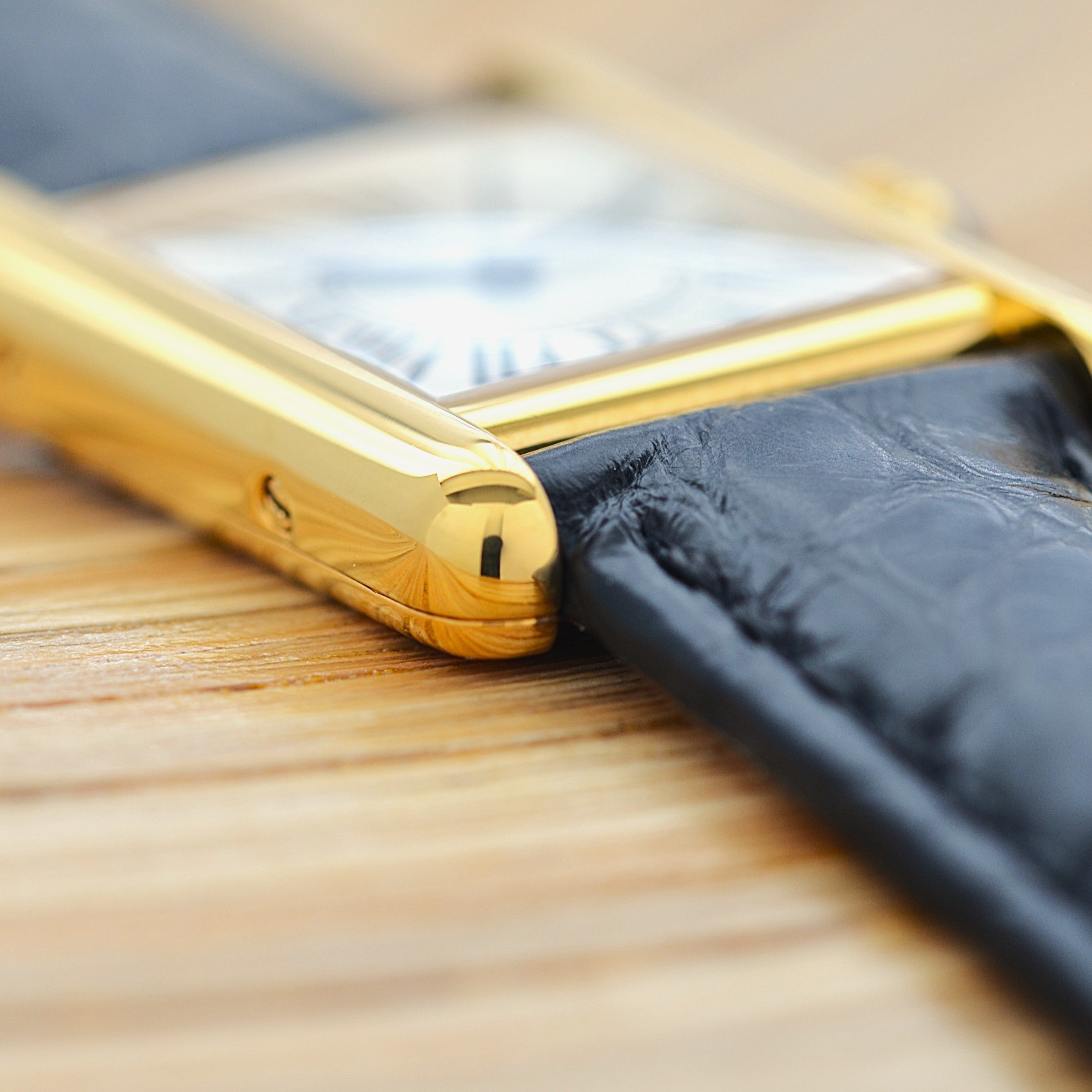 【Cartier】カルティエ マストタンク SM オパラン 純正Dバックル付き