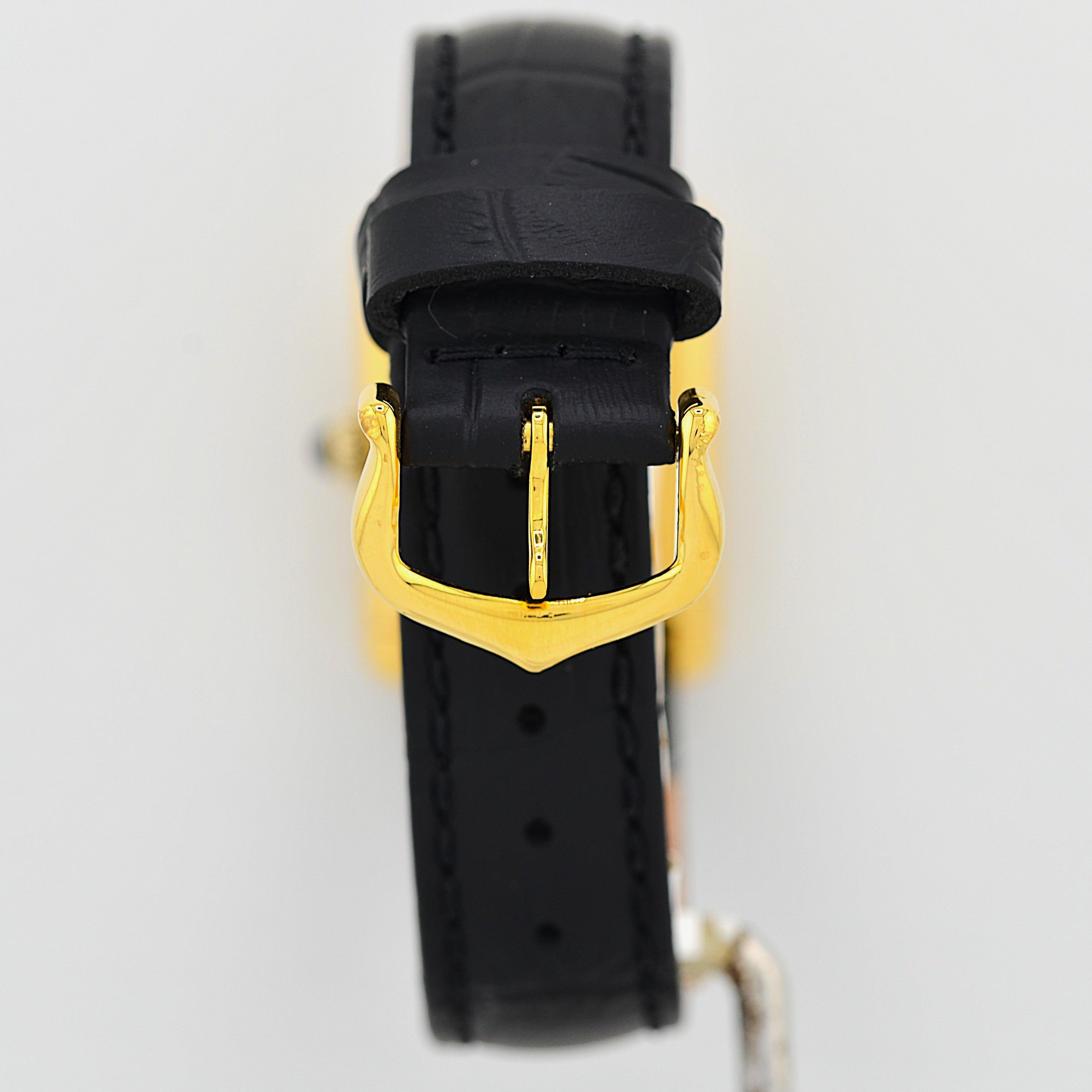 【Cartier】 Cartier Must Tank SM Ivory Roman Dial Manual Winding with Original Buckle
