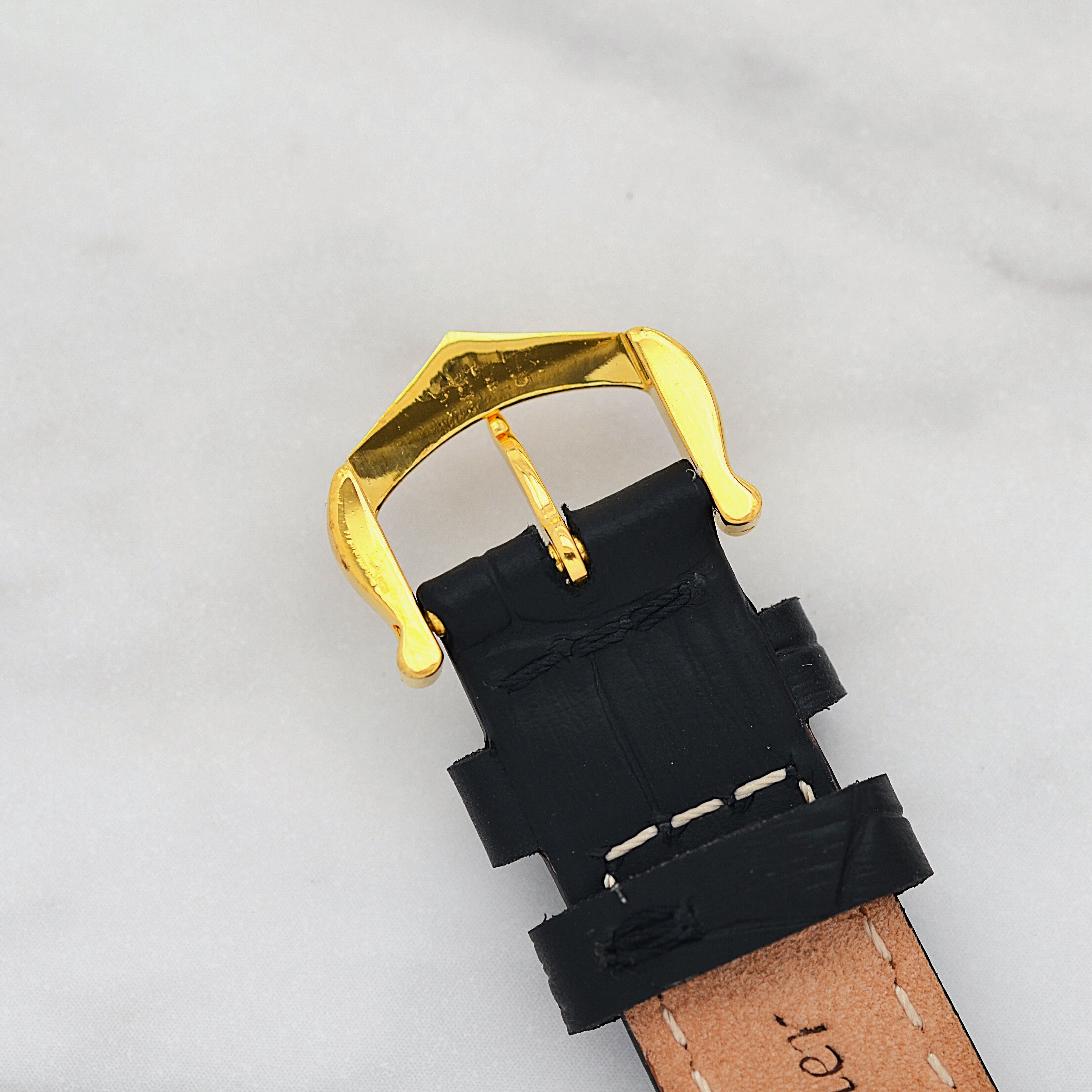 【Cartier】 Cartier Must Tank SM Ivory Roman Dial Manual Winding with Original Buckle