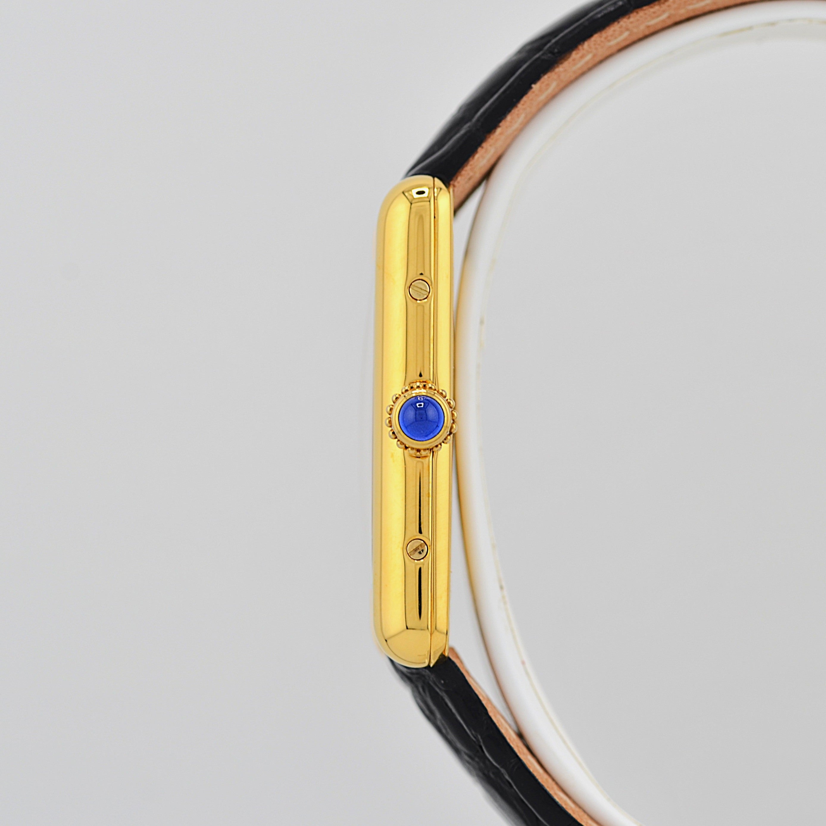 【Cartier】カルティエ マストタンク LM 飛びローマ 付属品完備 カルティエコンプリートサービス済み