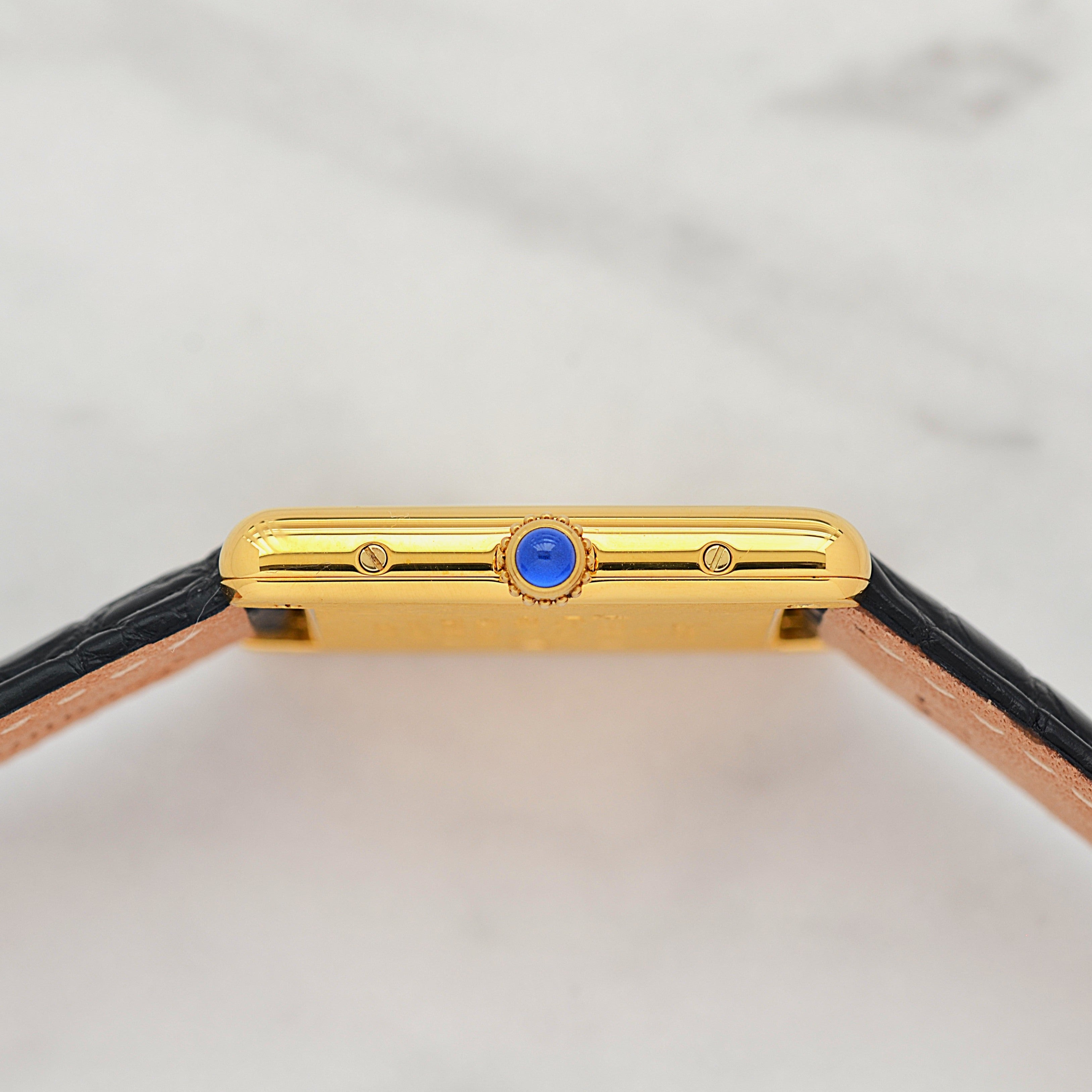 【Cartier】カルティエ マストタンク LM 飛びローマ 付属品完備 カルティエコンプリートサービス済み