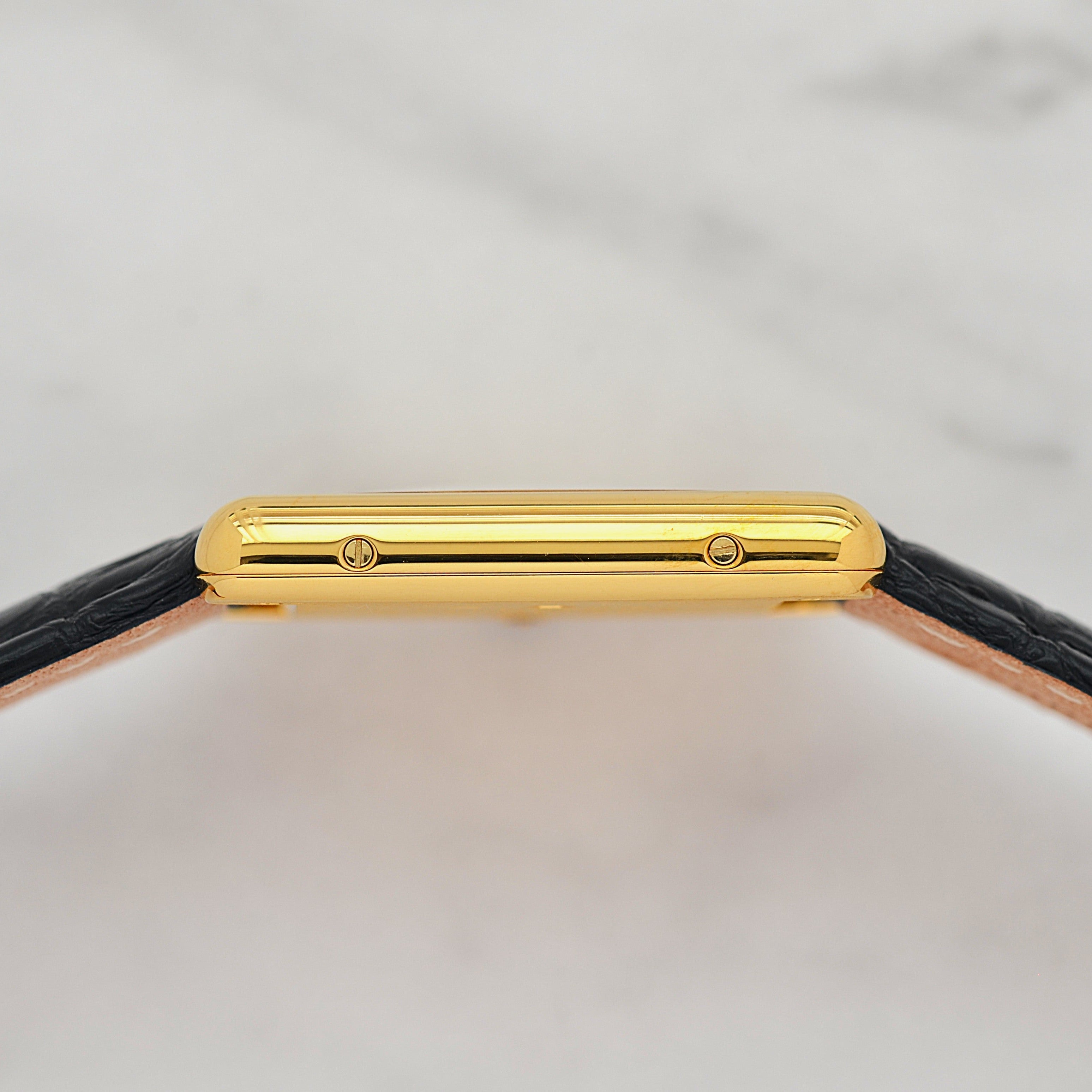 【Cartier】カルティエ マストタンク LM 飛びローマ 付属品完備 カルティエコンプリートサービス済み
