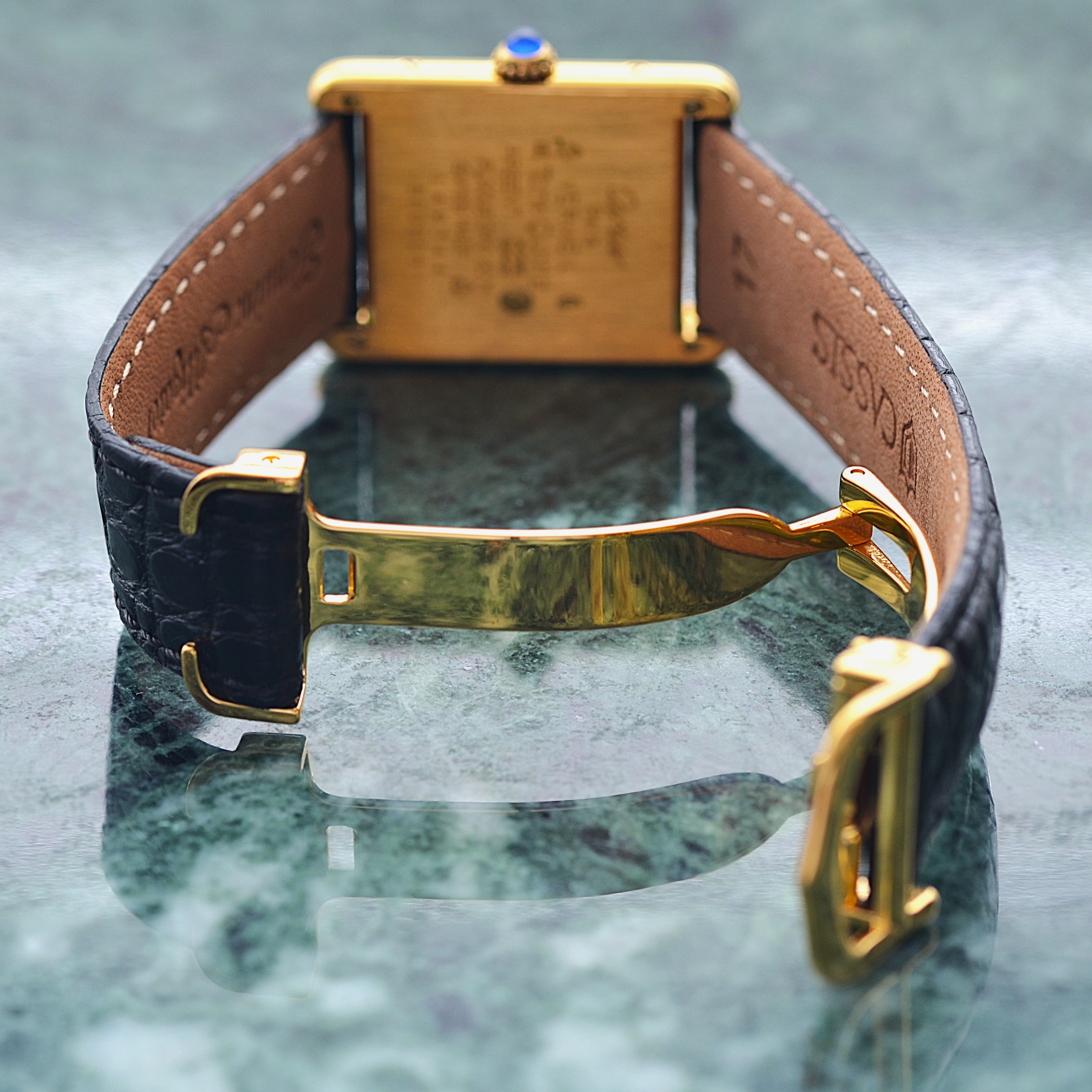 【Cartier】カルティエ マストタンク LM 飛びローマ 付属品完備 カルティエコンプリートサービス済み