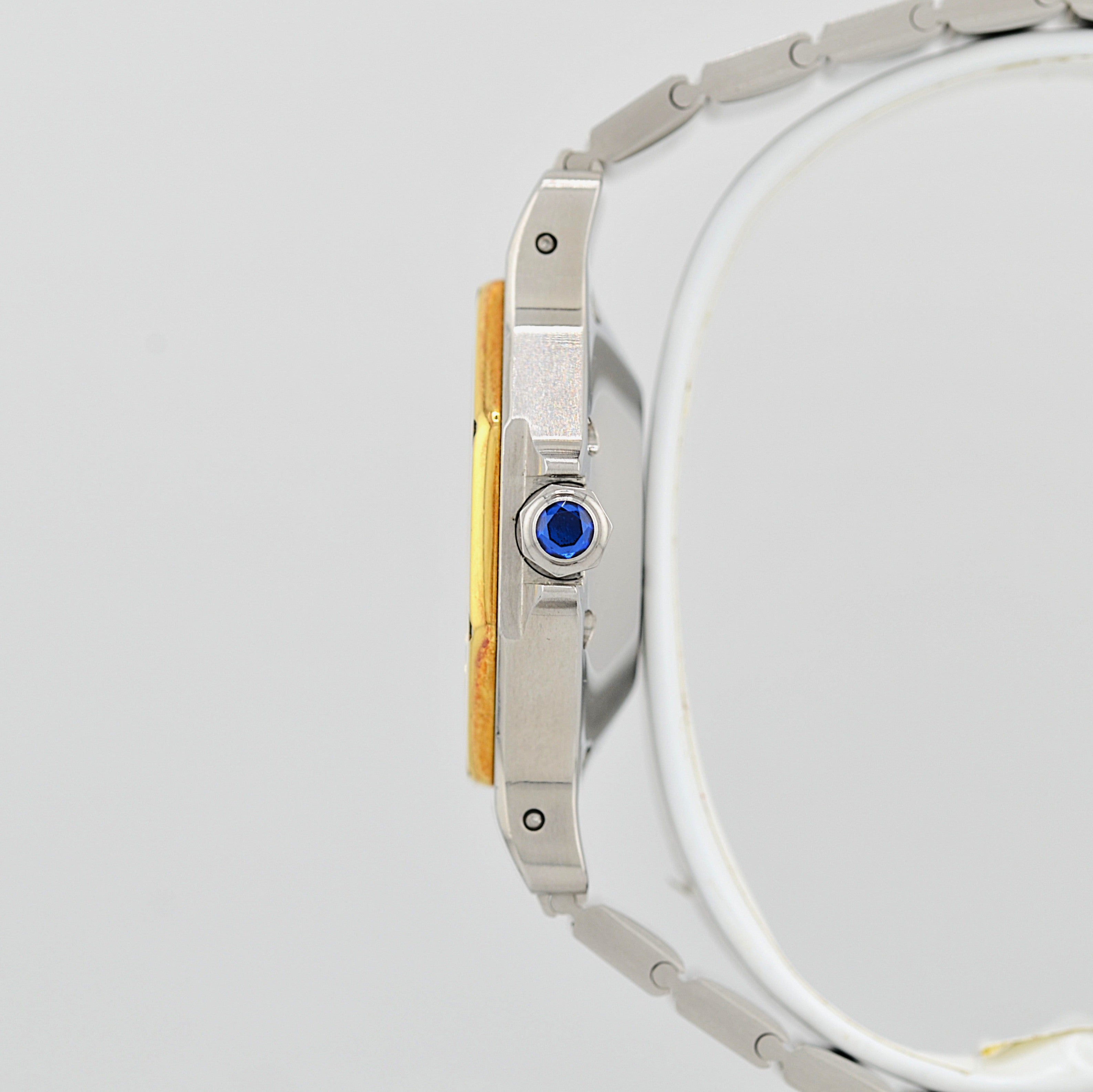 【Cartier】カルティエ サントスオクタゴンLM 18KYG×SS 「Grey Ghost」 付属品完備