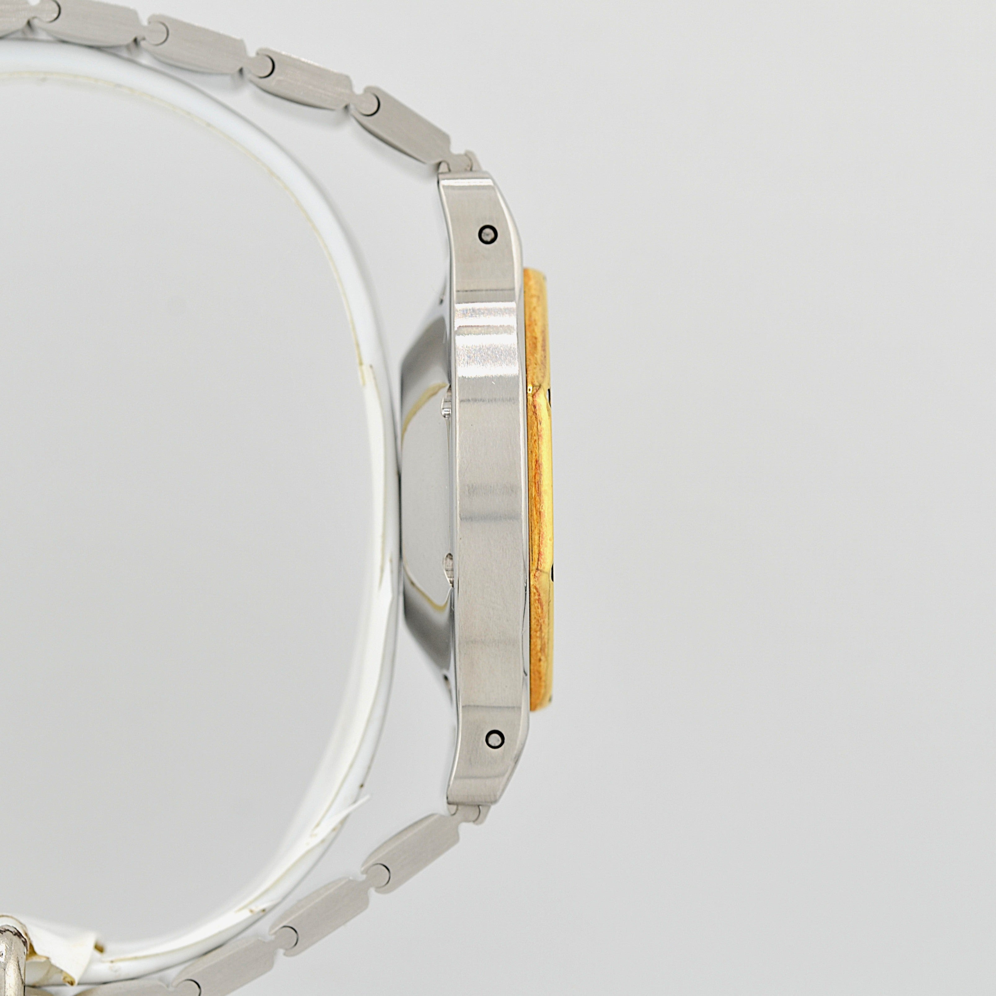 【Cartier】カルティエ サントスオクタゴンLM 18KYG×SS 「Grey Ghost」 付属品完備
