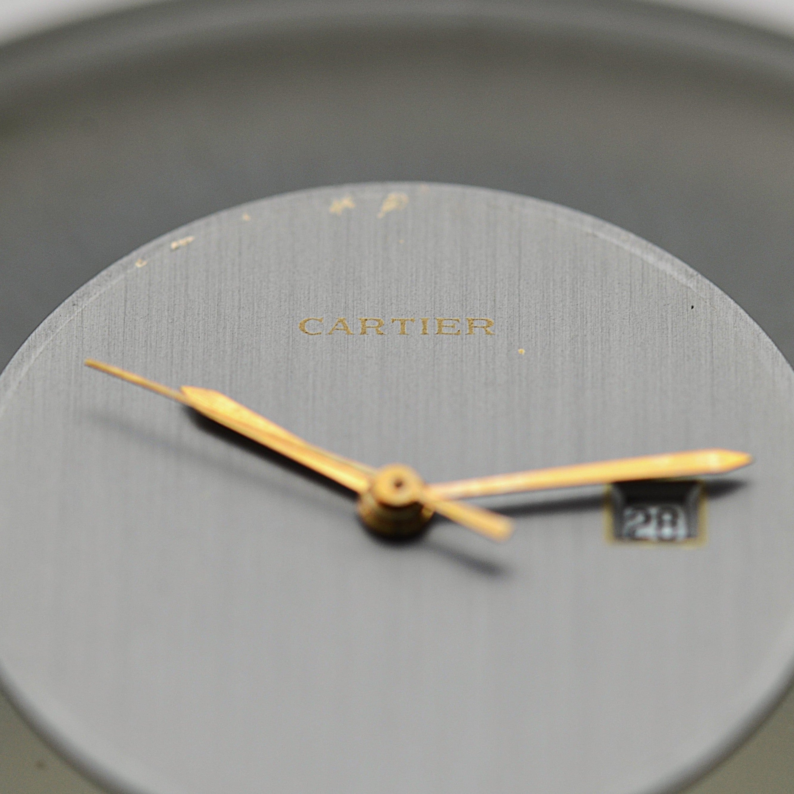 【Cartier】カルティエ サントスオクタゴンLM 18KYG×SS 「Grey Ghost」 付属品完備
