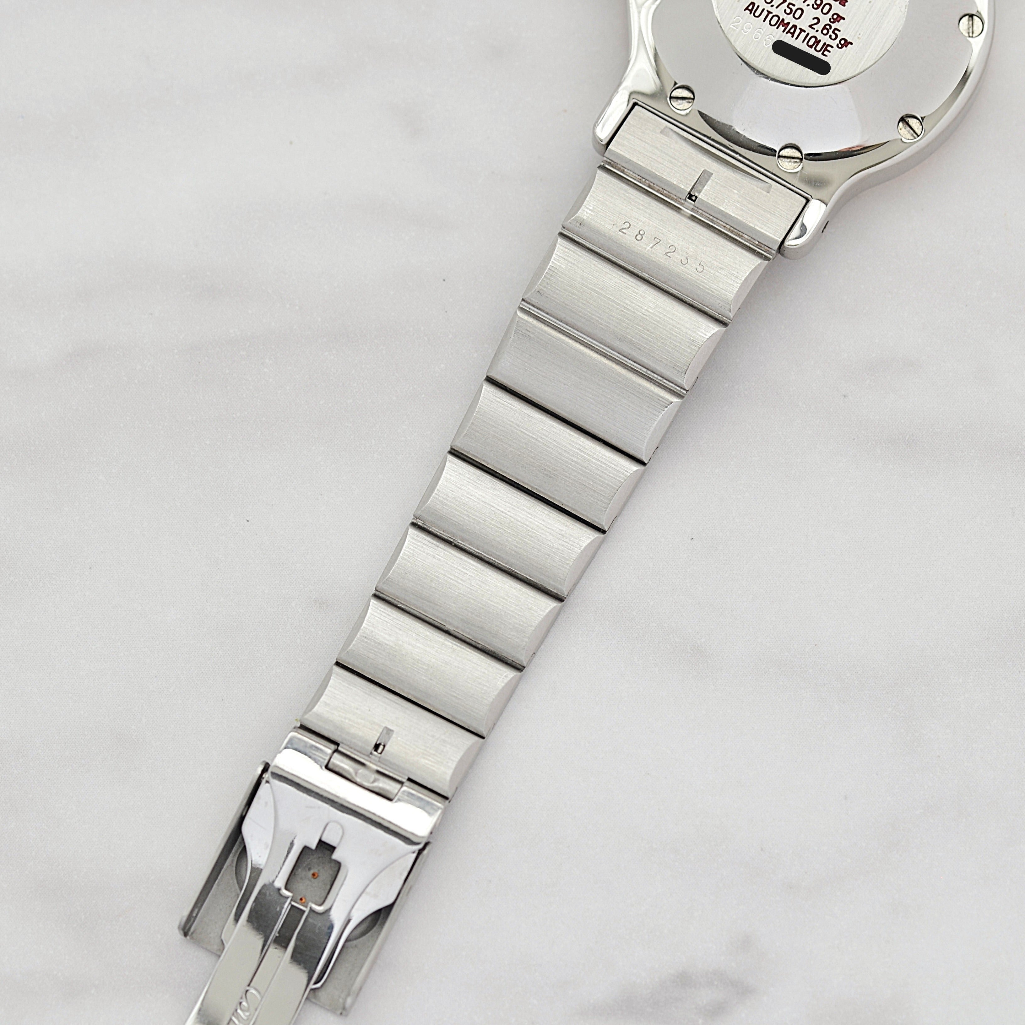 【Cartier】カルティエ サントスオクタゴンLM 18KYG×SS 「Grey Ghost」 付属品完備