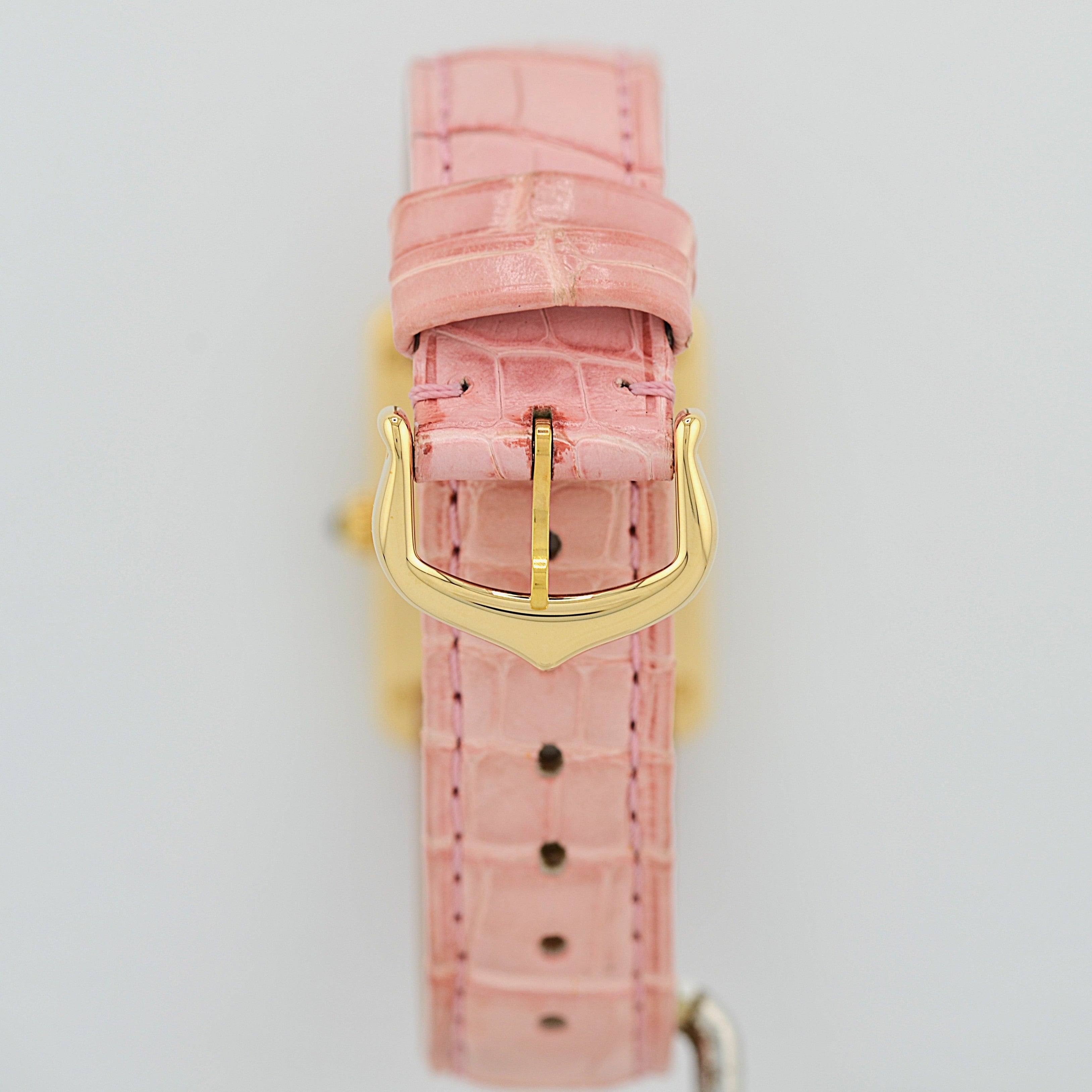 【Cartier】カルティエ タンクルイカルティエ SM 18KYG 付属品完備 カルティエコンプリートサービス済み
