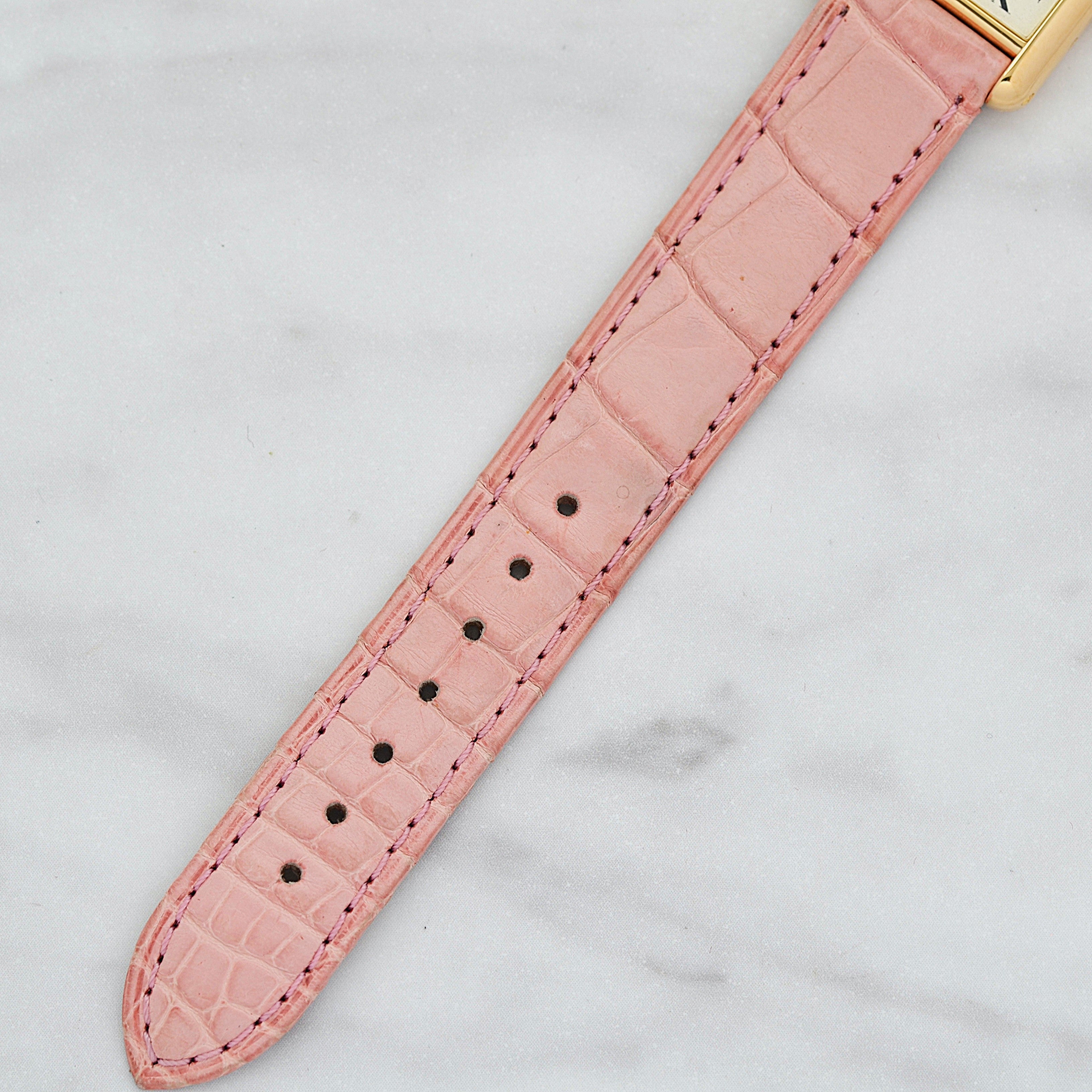 【Cartier】カルティエ タンクルイカルティエ SM 18KYG 付属品完備 カルティエコンプリートサービス済み