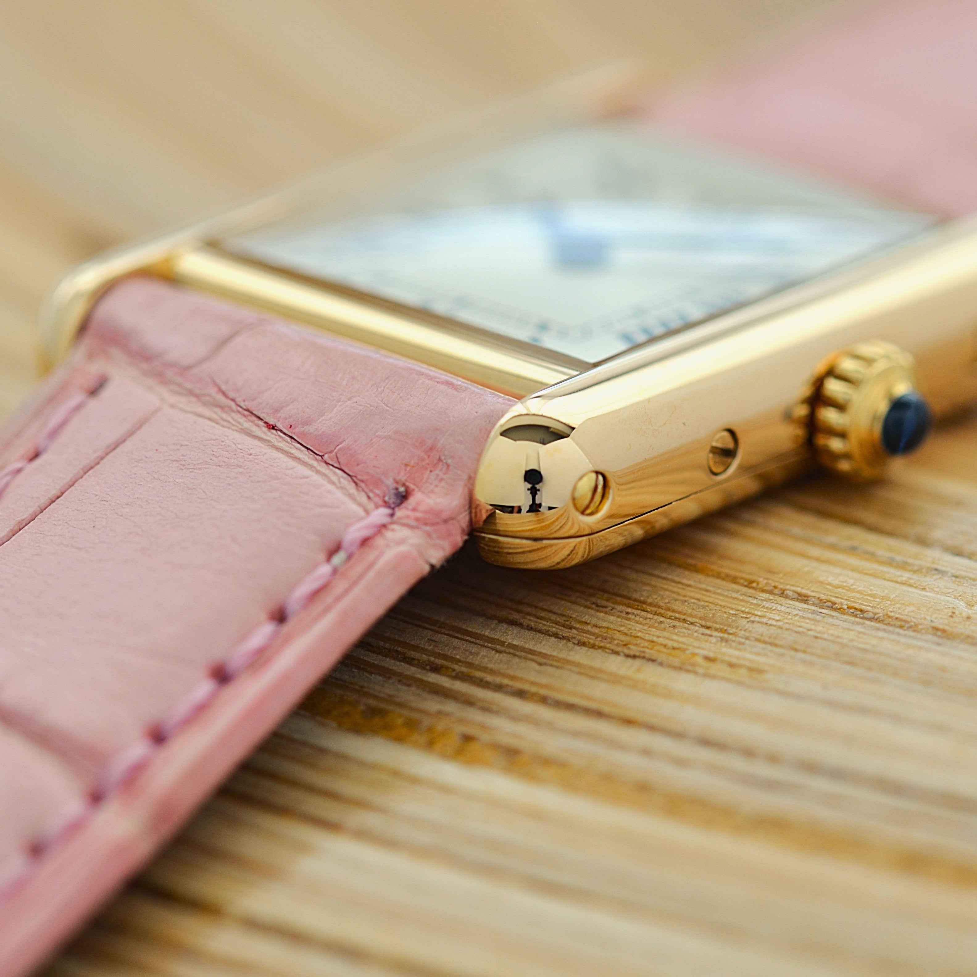 【Cartier】カルティエ タンクルイカルティエ SM 18KYG 付属品完備 カルティエコンプリートサービス済み