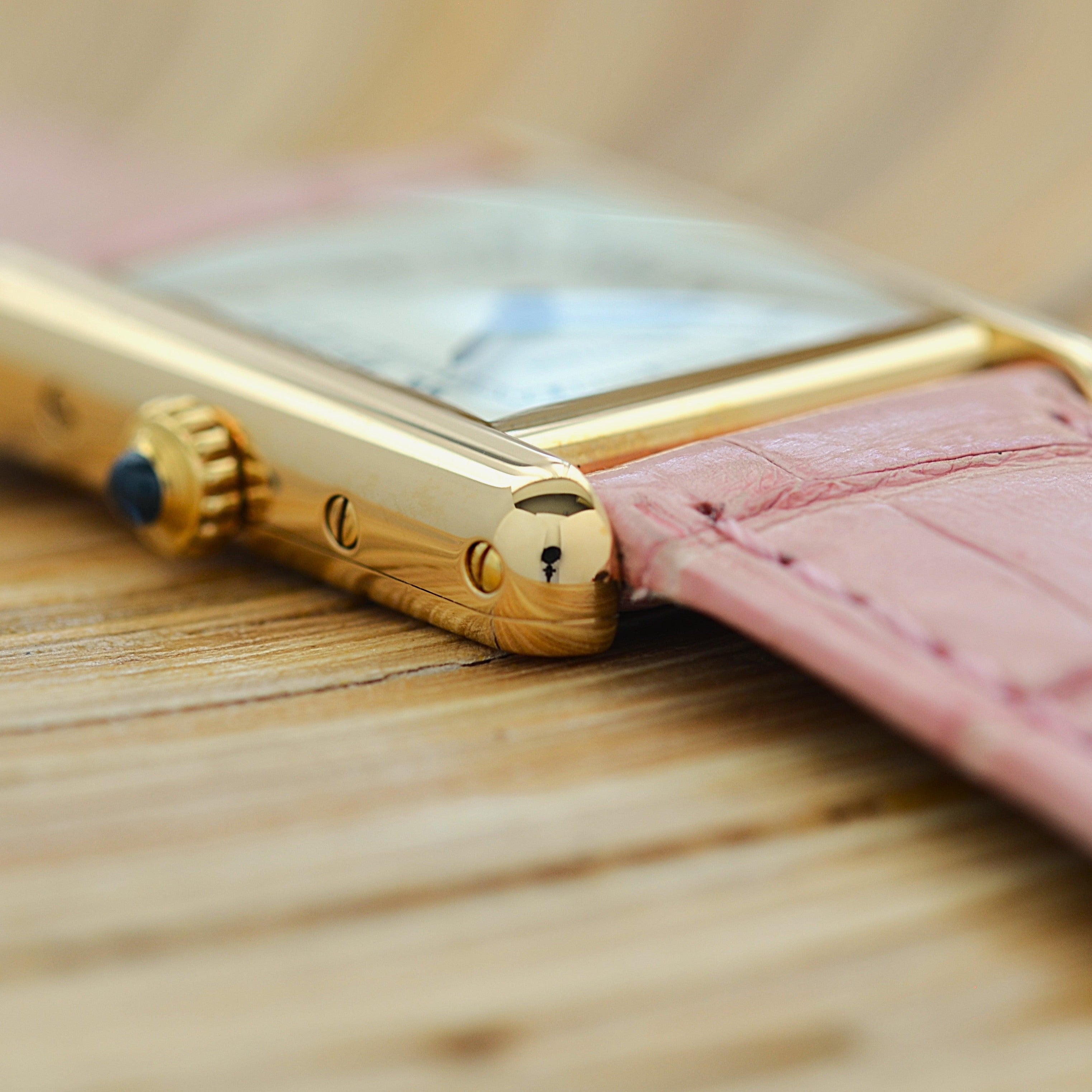 【Cartier】カルティエ タンクルイカルティエ SM 18KYG 付属品完備 カルティエコンプリートサービス済み